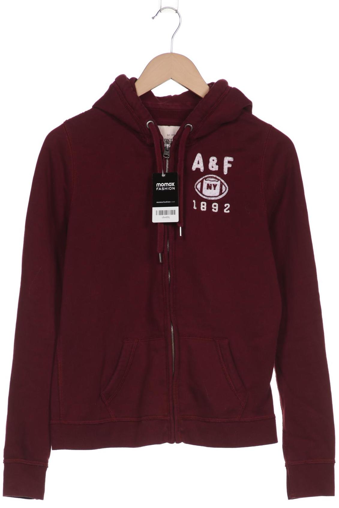 

Abercrombie & Fitch Damen Kapuzenpullover, bordeaux, Gr. 42