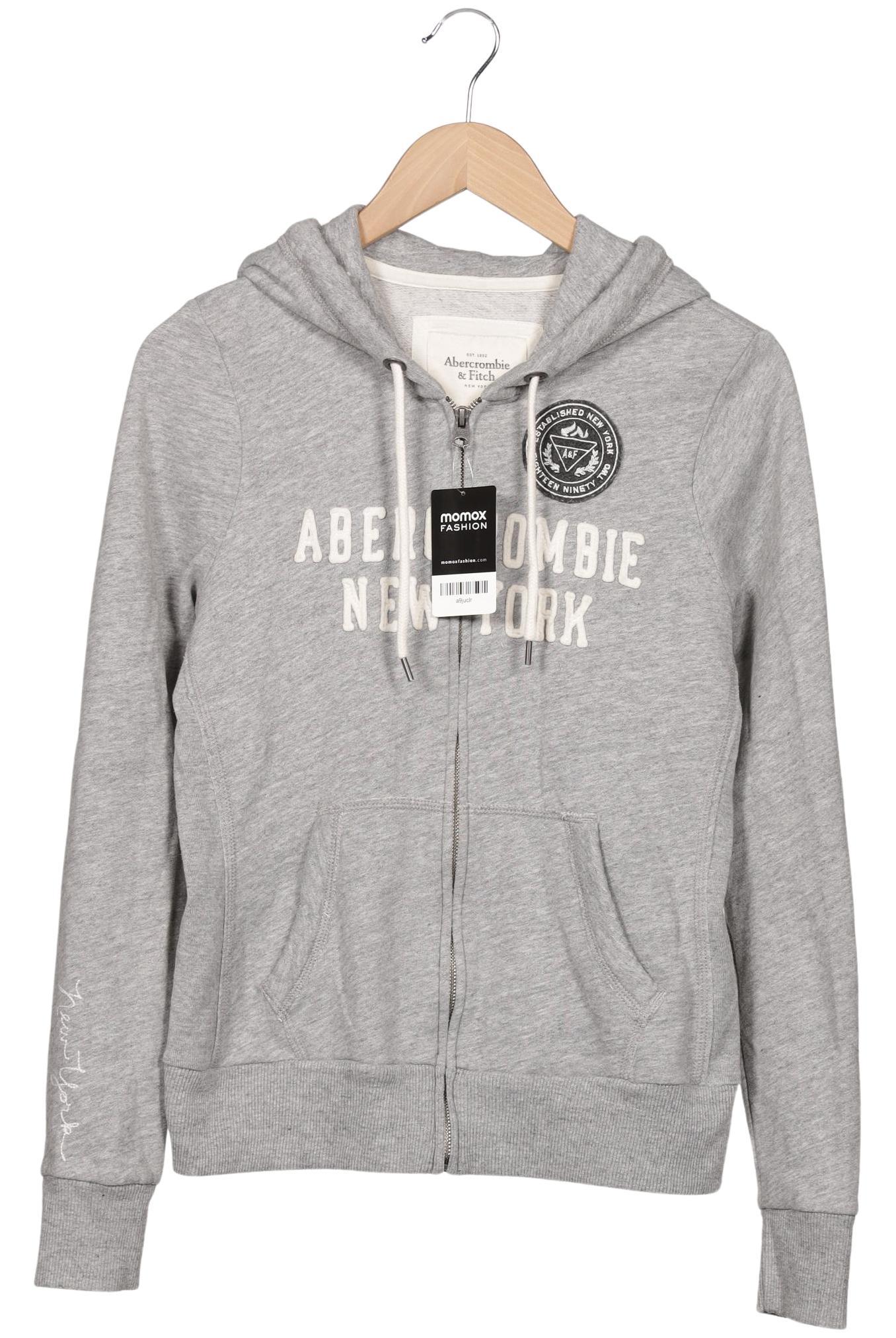 

Abercrombie & Fitch Damen Kapuzenpullover, grau, Gr. 42