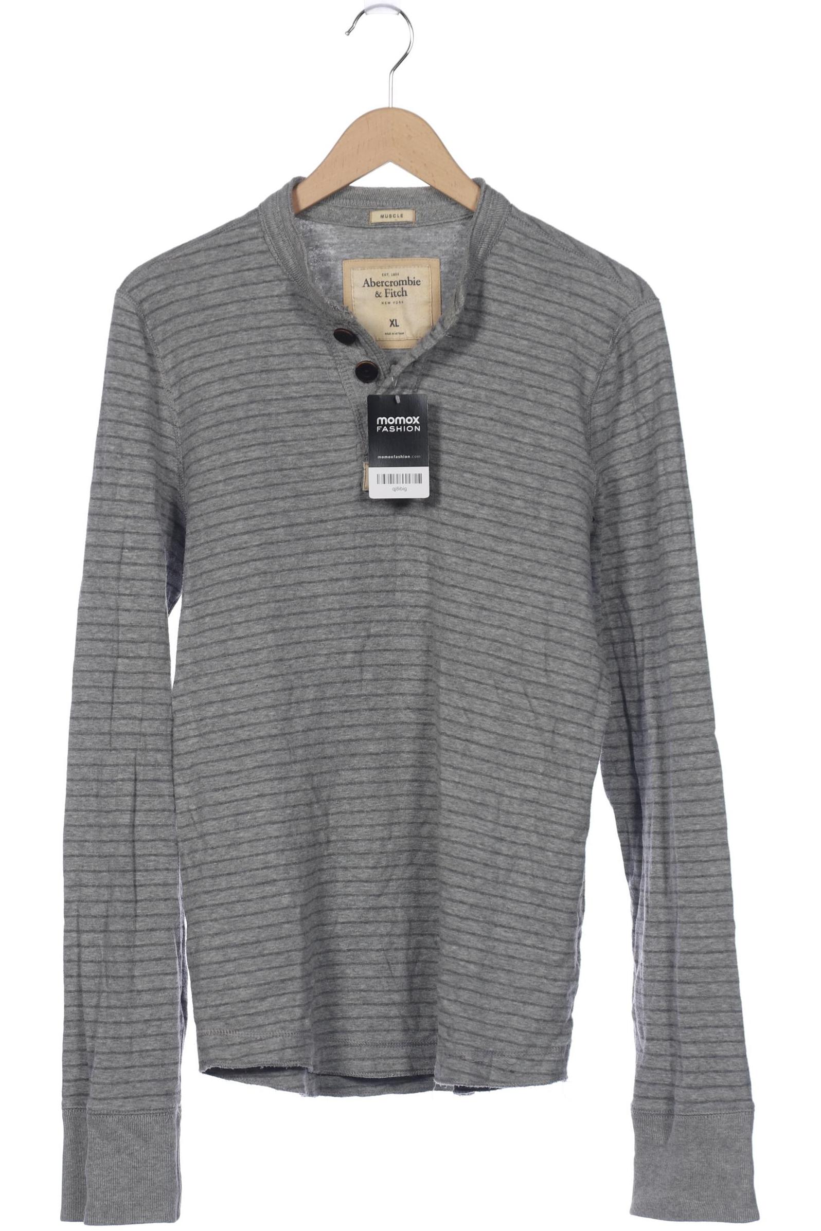 

Abercrombie & Fitch Damen Langarmshirt, grau