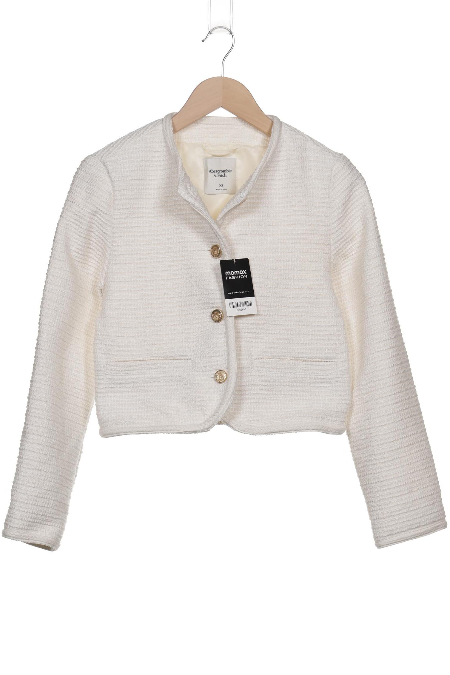 

Abercrombie & Fitch Damen Jacke, weiß, Gr. 34