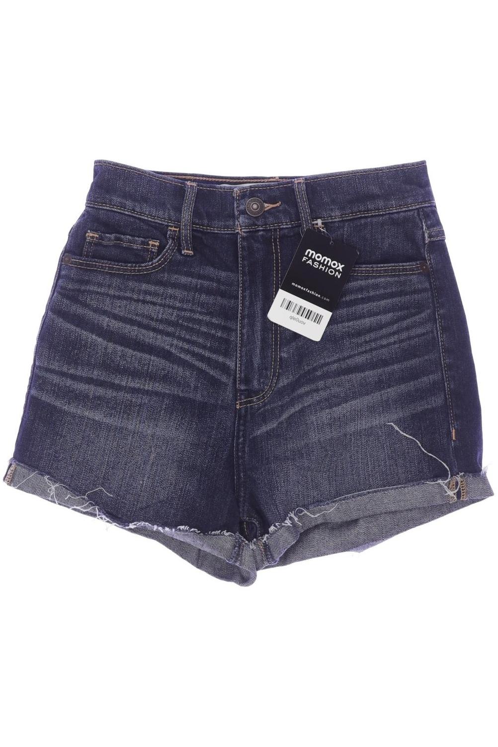 

Abercrombie & Fitch Damen Shorts, marineblau, Gr. 24