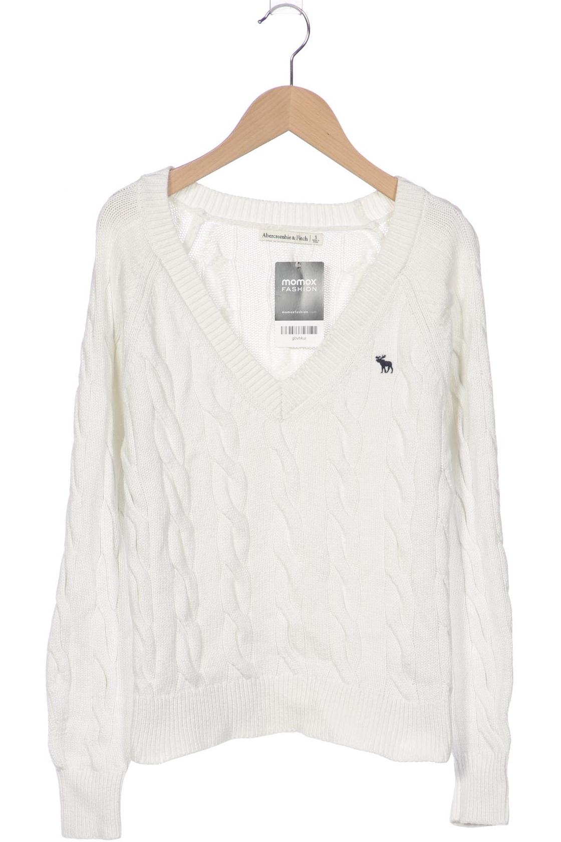 

Abercrombie & Fitch Damen Pullover, weiß, Gr. 36