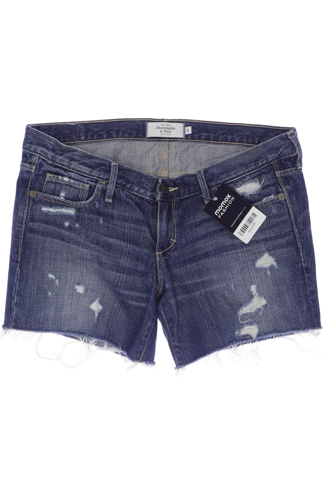 

Abercrombie & Fitch Damen Shorts, blau, Gr. 4