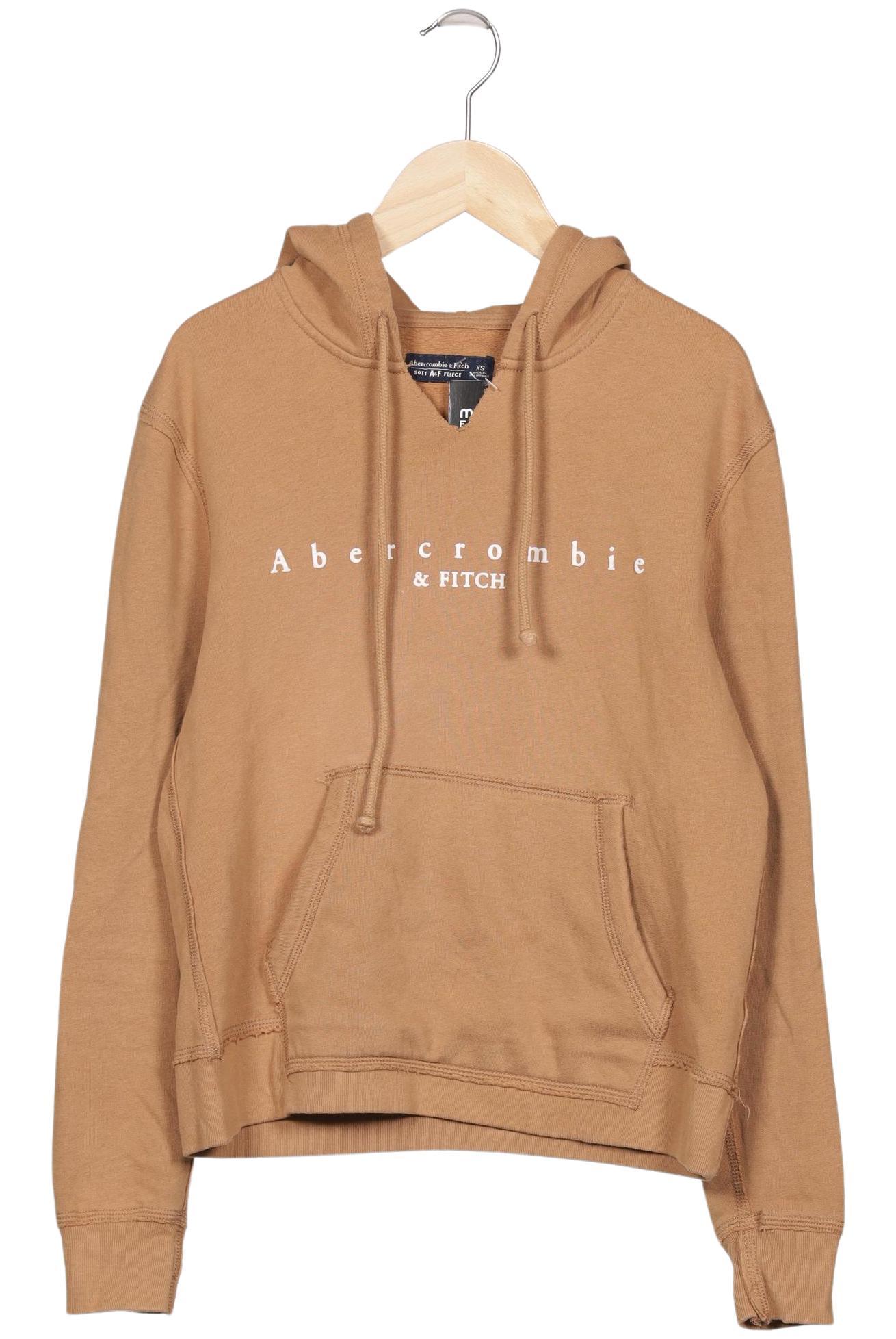 

Abercrombie & Fitch Damen Kapuzenpullover, beige, Gr. 34