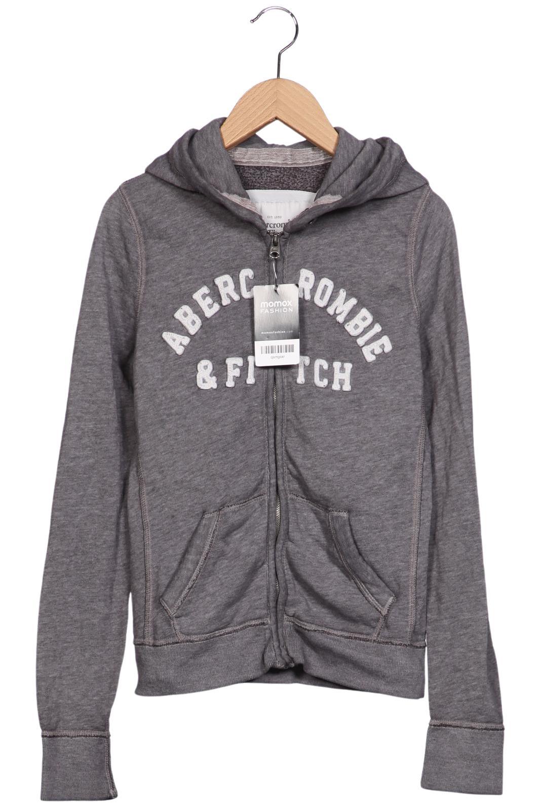 

Abercrombie & Fitch Damen Kapuzenpullover, grau, Gr. 36