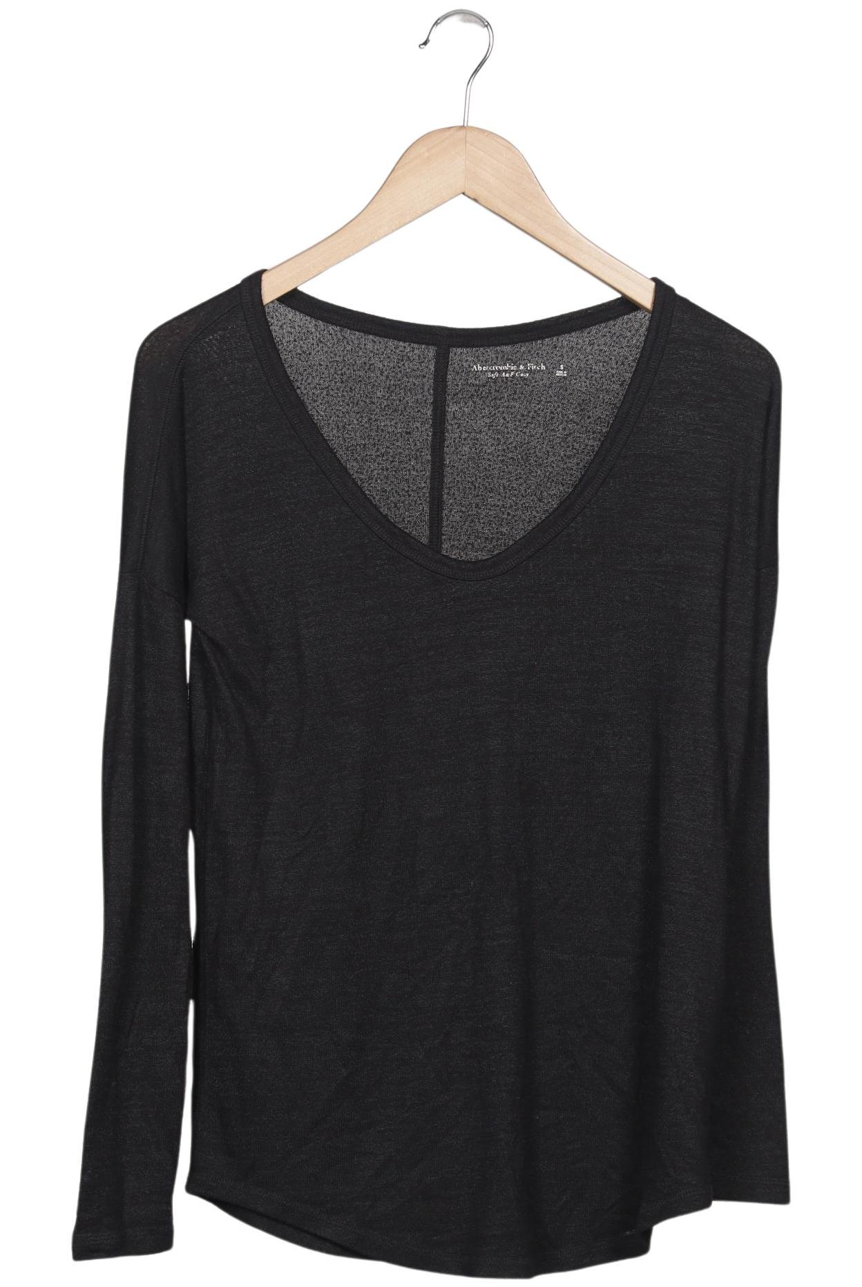 

Abercrombie & Fitch Damen Langarmshirt, grau, Gr. 36