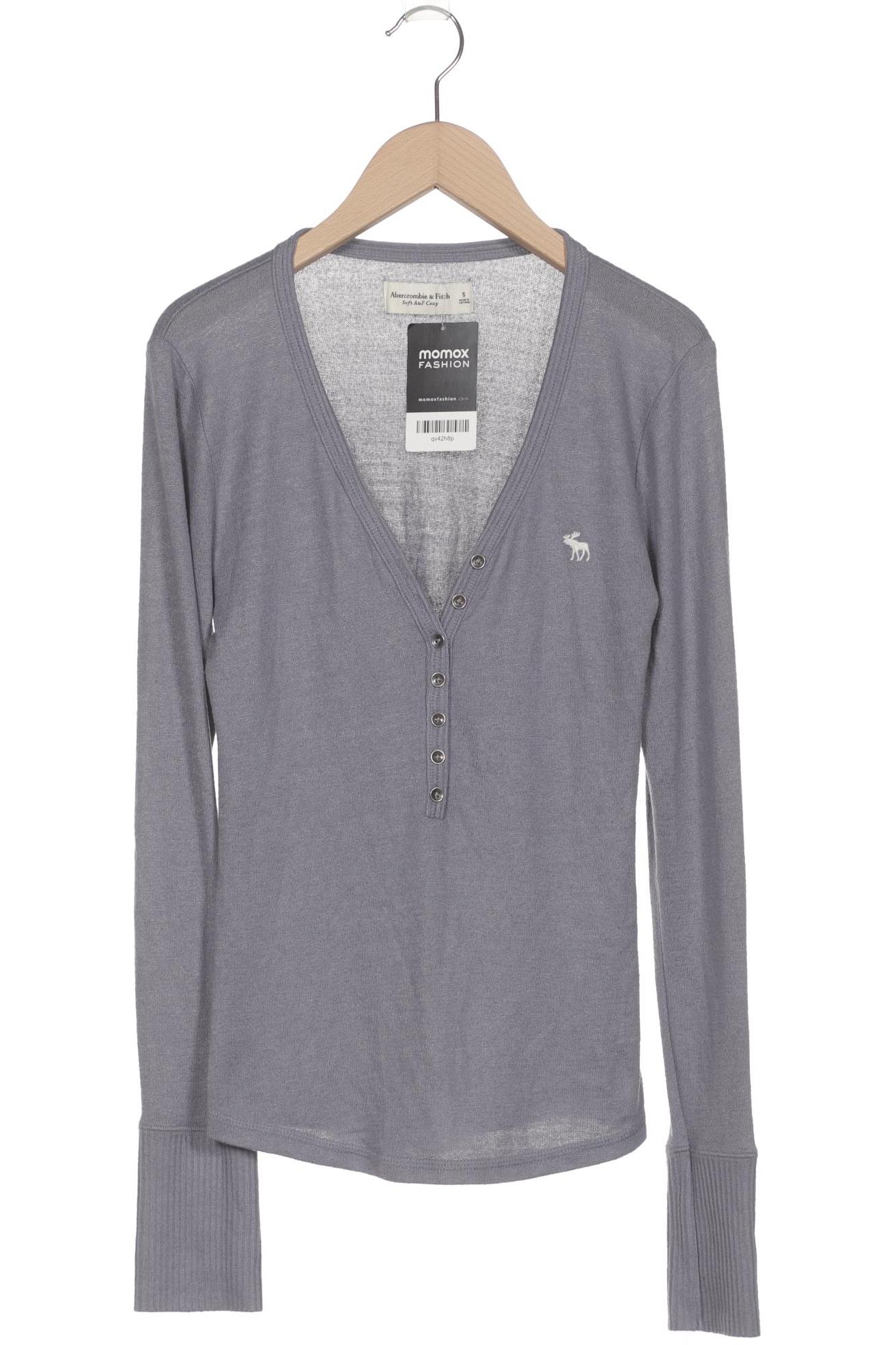 

Abercrombie & Fitch Damen Langarmshirt, marineblau, Gr. 36