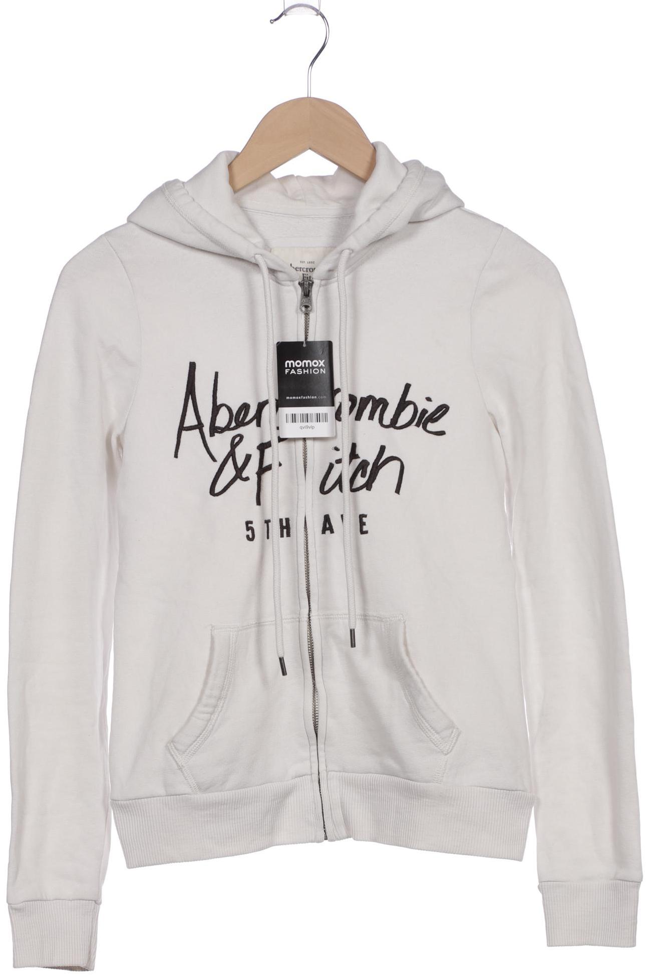 

Abercrombie & Fitch Damen Kapuzenpullover, weiß, Gr. 36