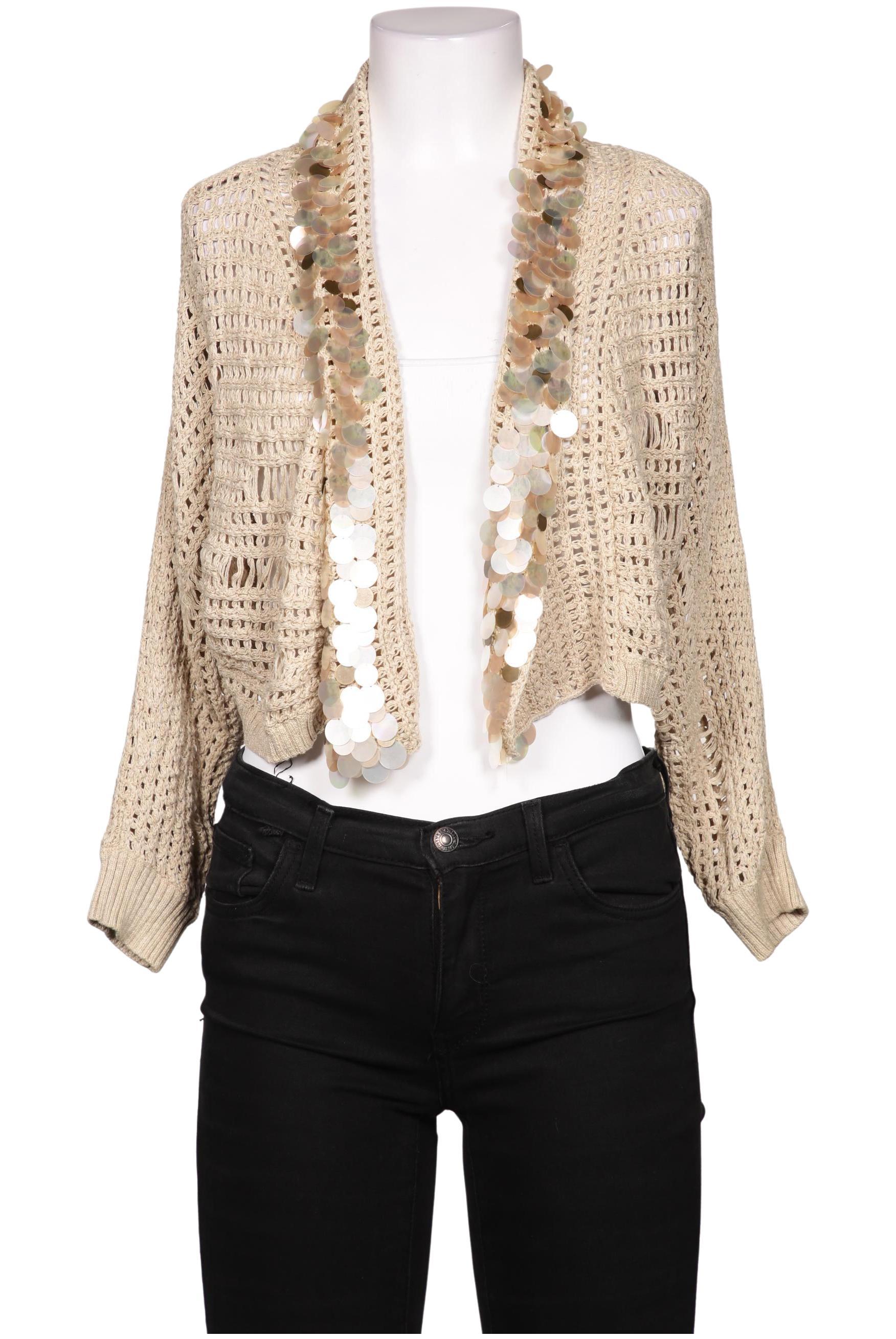 

Abercrombie & Fitch Damen Strickjacke, beige, Gr. 38