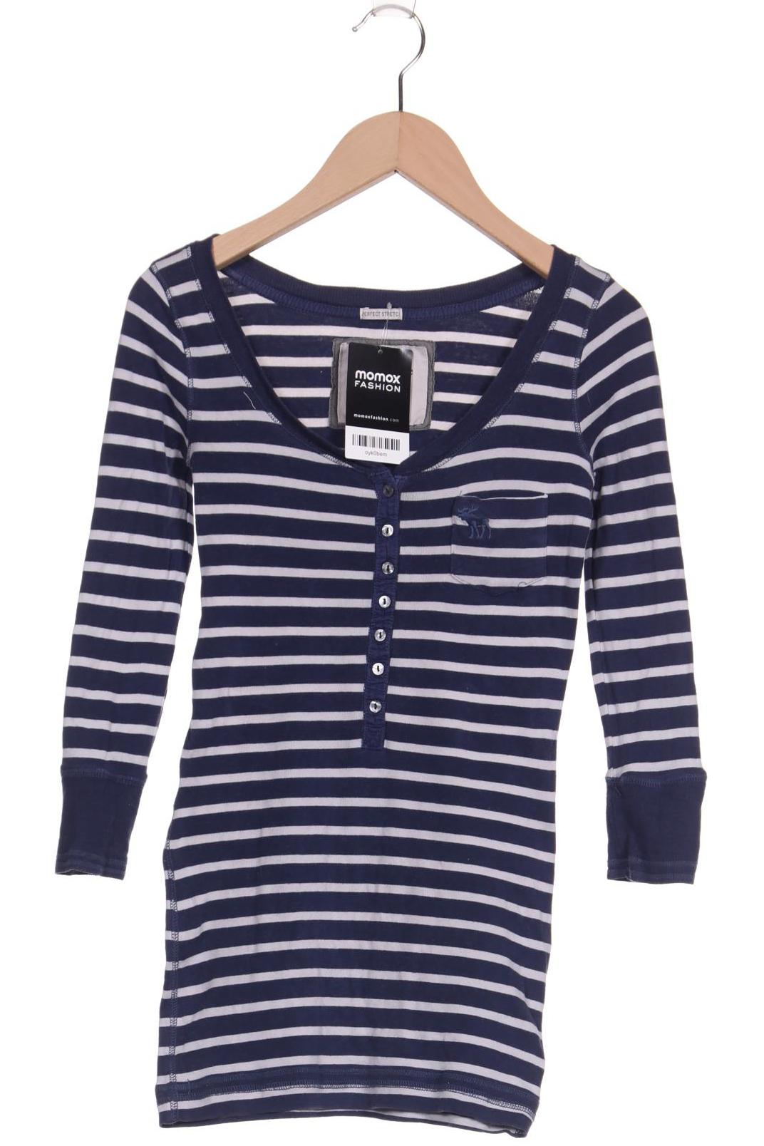 

Abercrombie & Fitch Damen Langarmshirt, marineblau, Gr. 34