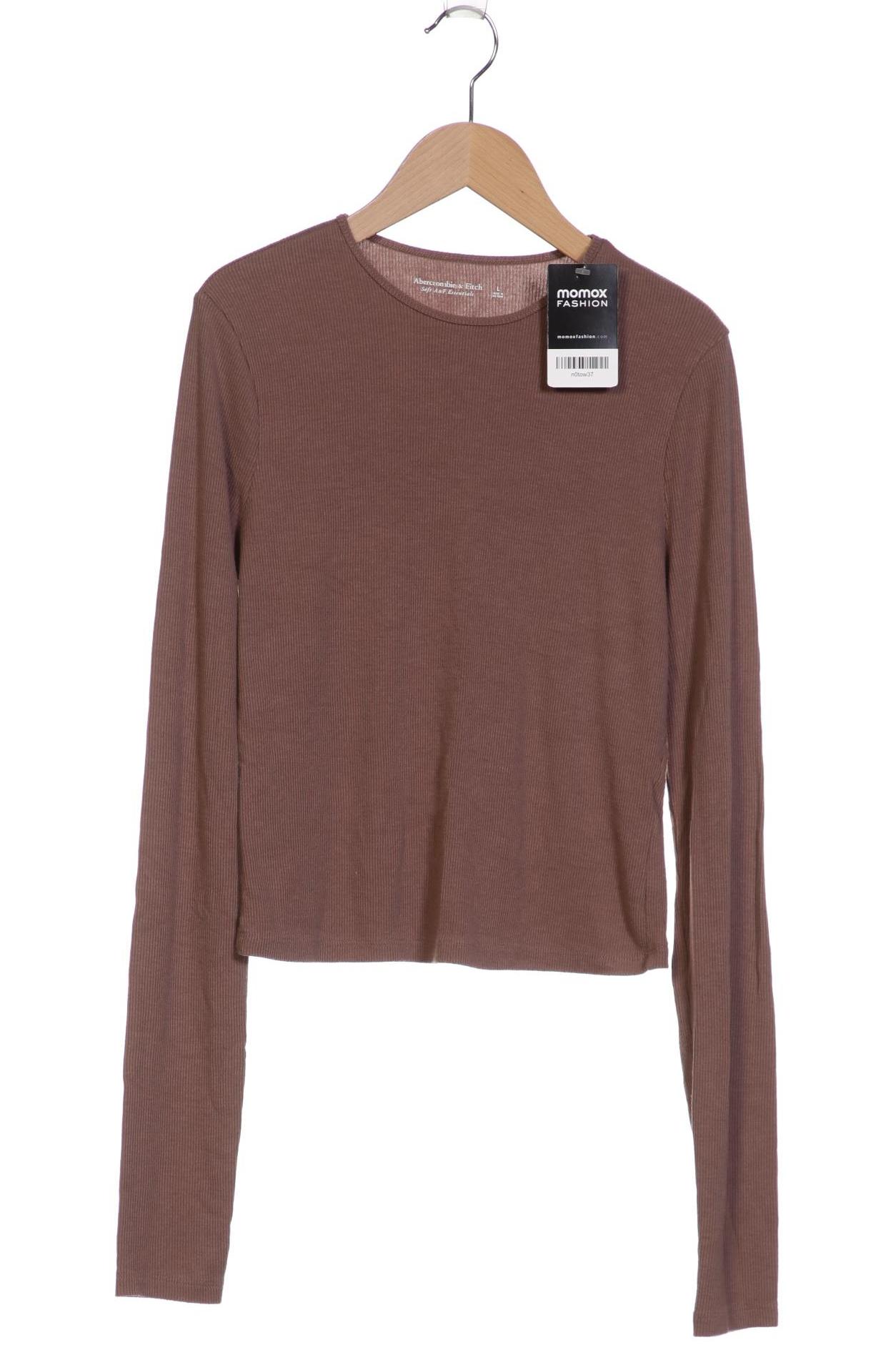 

Abercrombie & Fitch Damen Langarmshirt, braun, Gr. 42