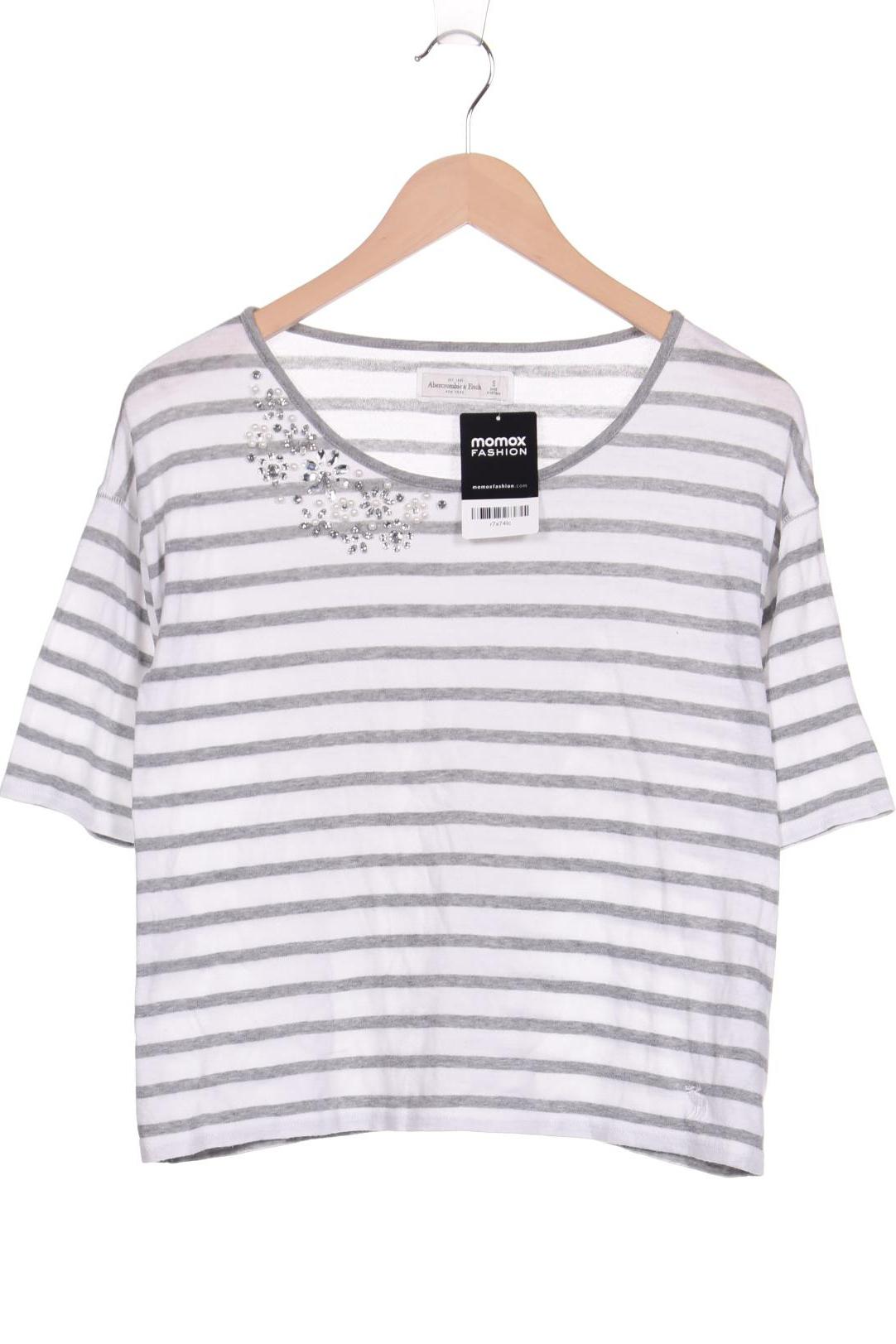 

Abercrombie & Fitch Damen Langarmshirt, weiß