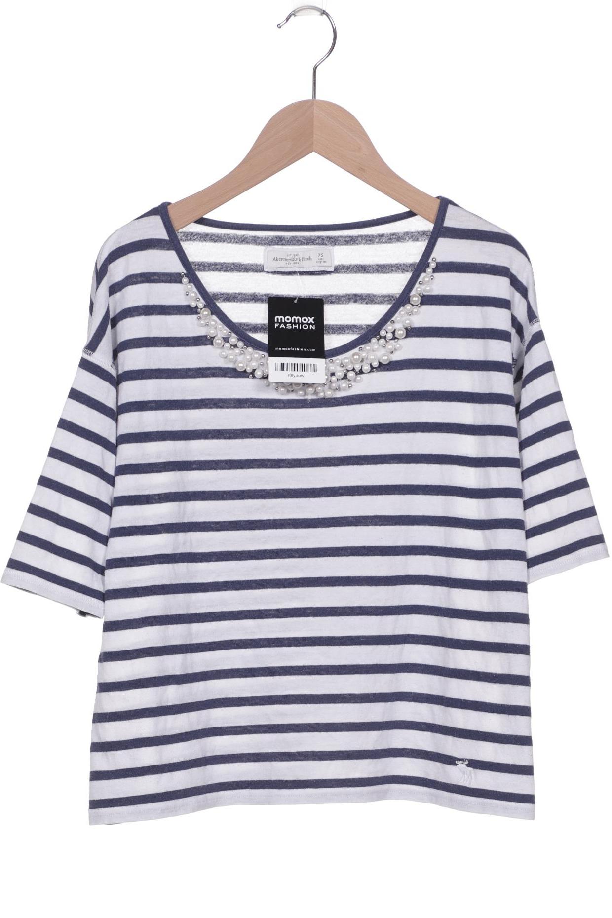 

Abercrombie & Fitch Damen Langarmshirt, weiß