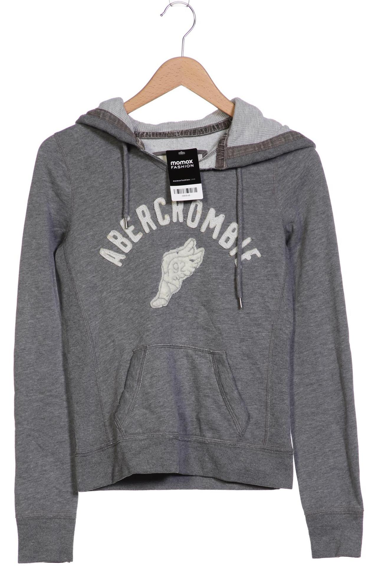 

Abercrombie & Fitch Damen Kapuzenpullover, grau
