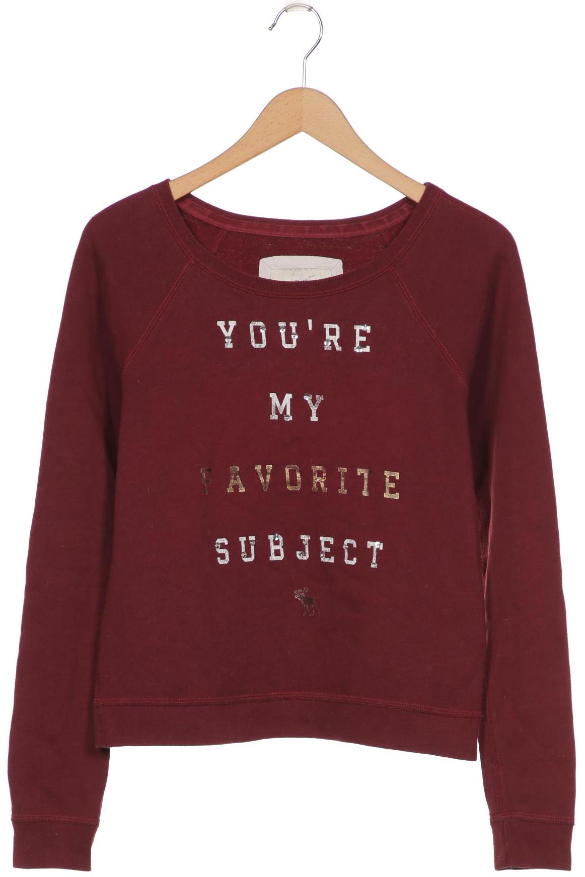

Abercrombie & Fitch Damen Sweatshirt, bordeaux, Gr. 38
