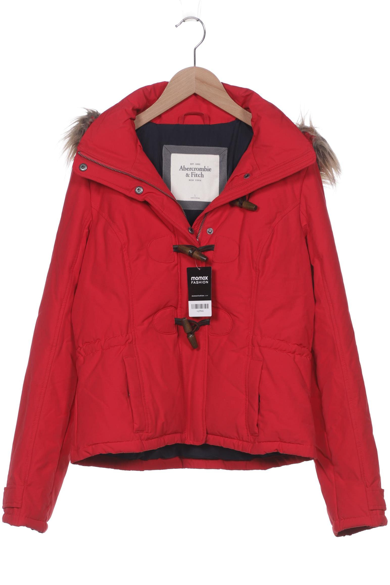 

Abercrombie & Fitch Damen Jacke, rot, Gr. 42