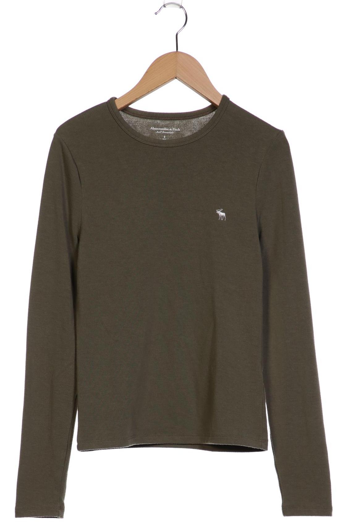 

Abercrombie & Fitch Damen Langarmshirt, grün, Gr. 36