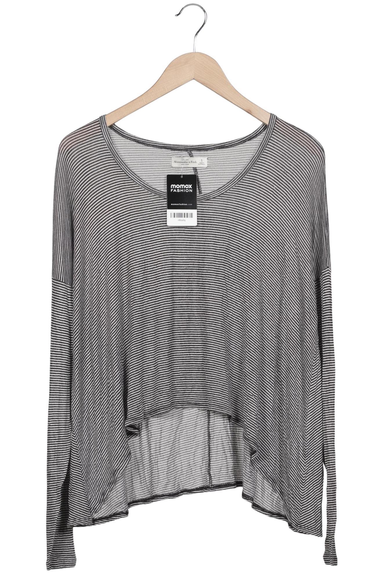 

Abercrombie & Fitch Damen Langarmshirt, grau, Gr. 36