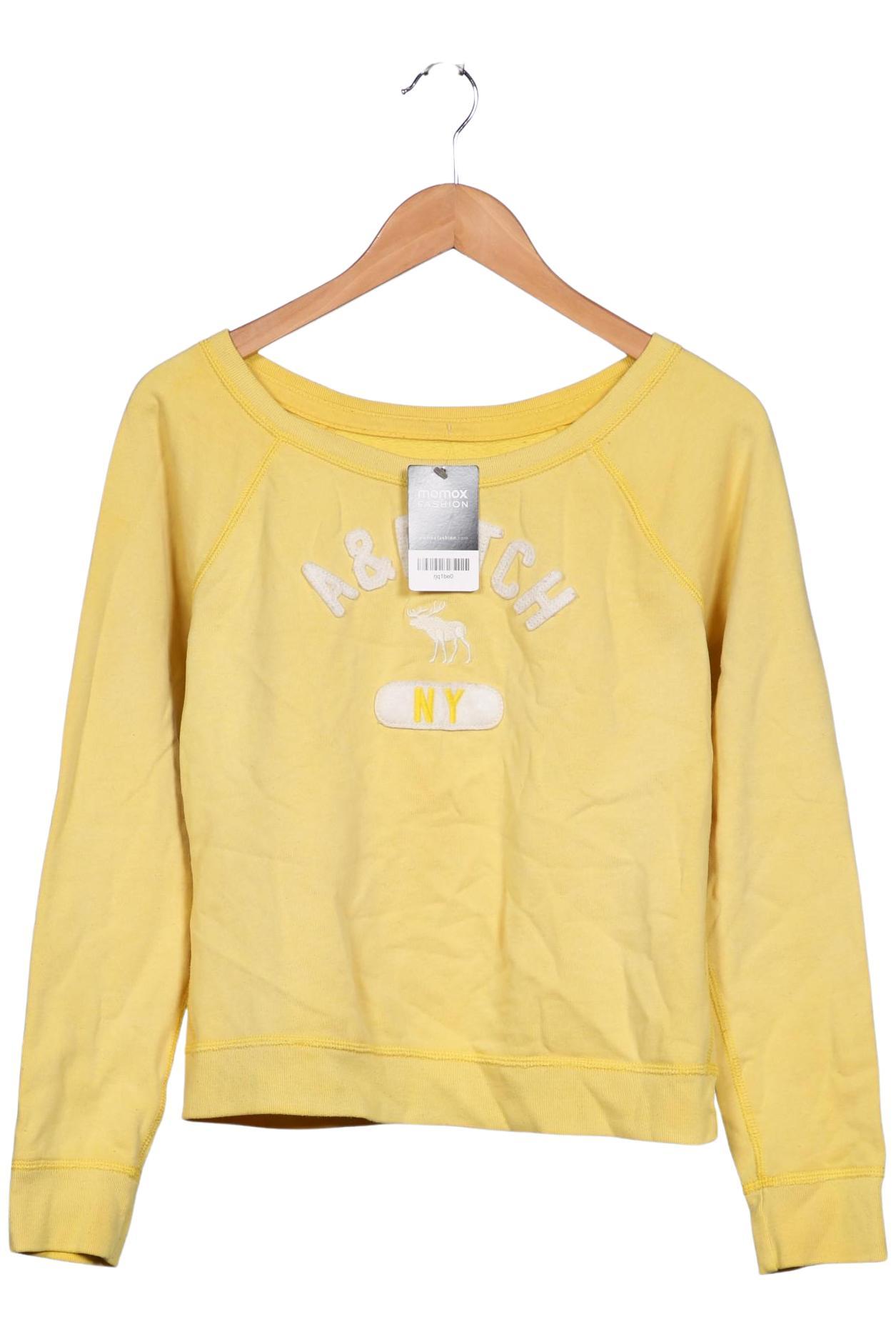 

Abercrombie & Fitch Damen Sweatshirt, gelb, Gr. 38