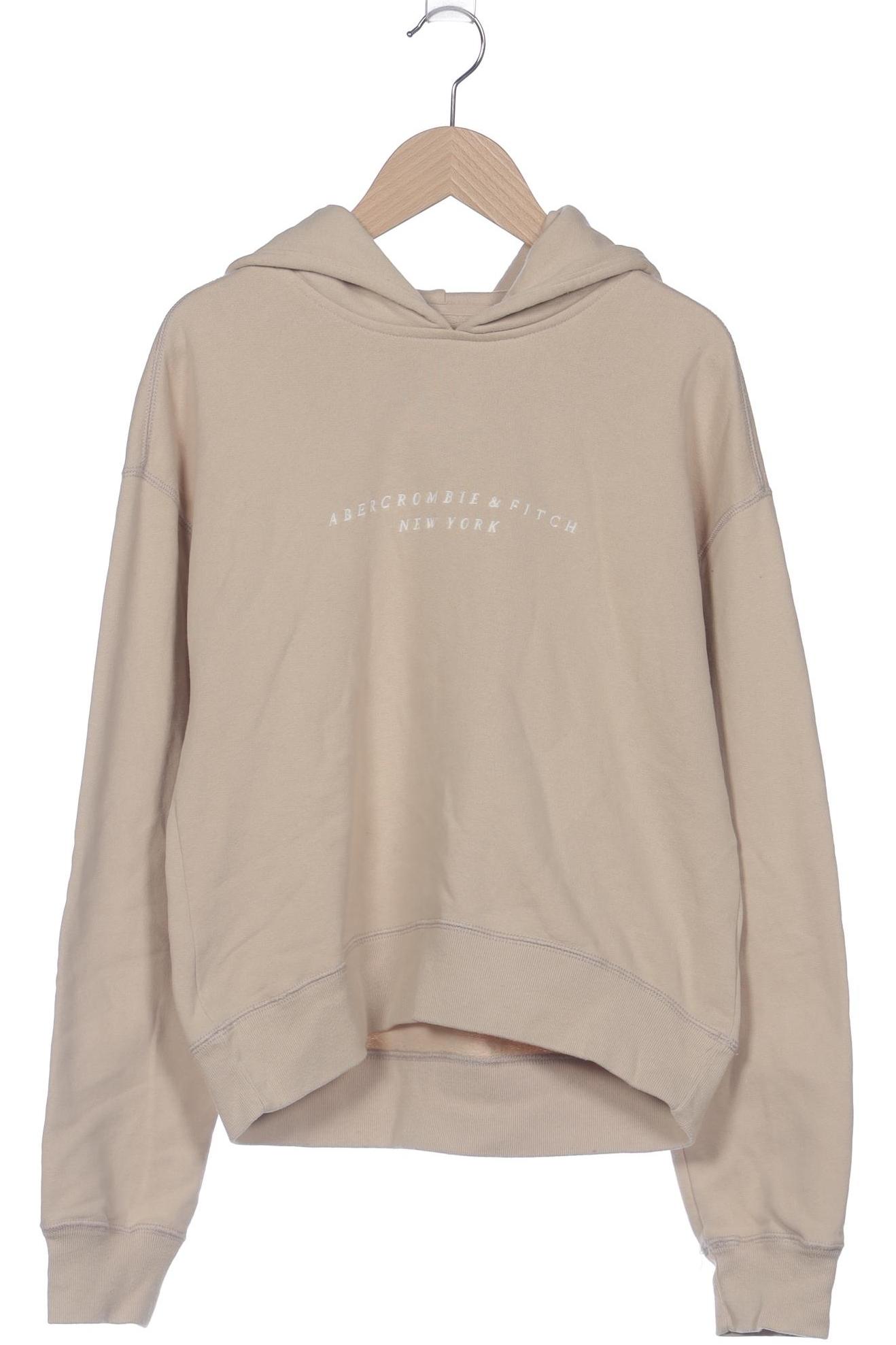 

Abercrombie & Fitch Damen Kapuzenpullover, beige, Gr. 34