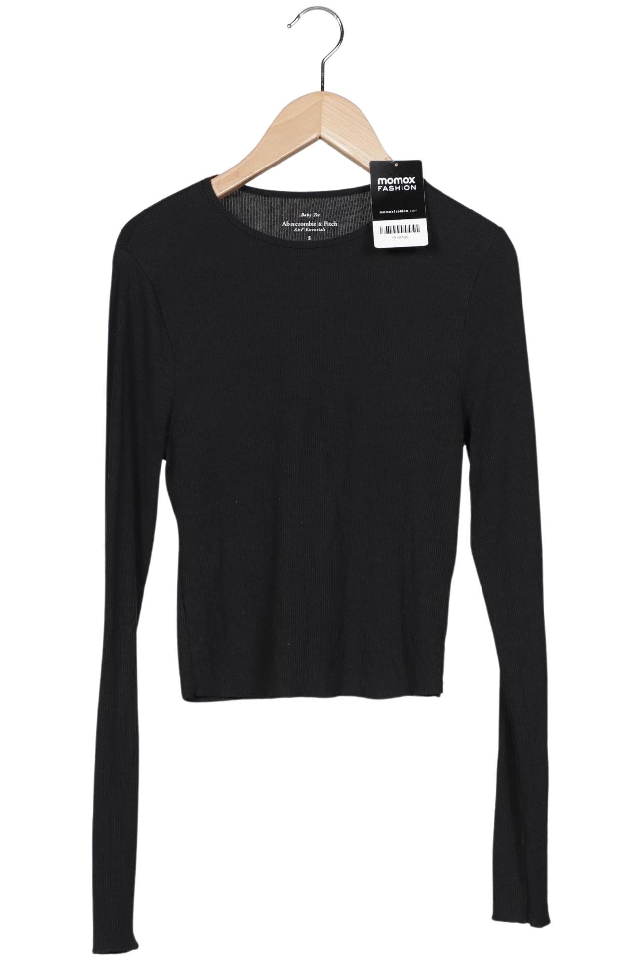 

Abercrombie & Fitch Damen Langarmshirt, schwarz, Gr. 36