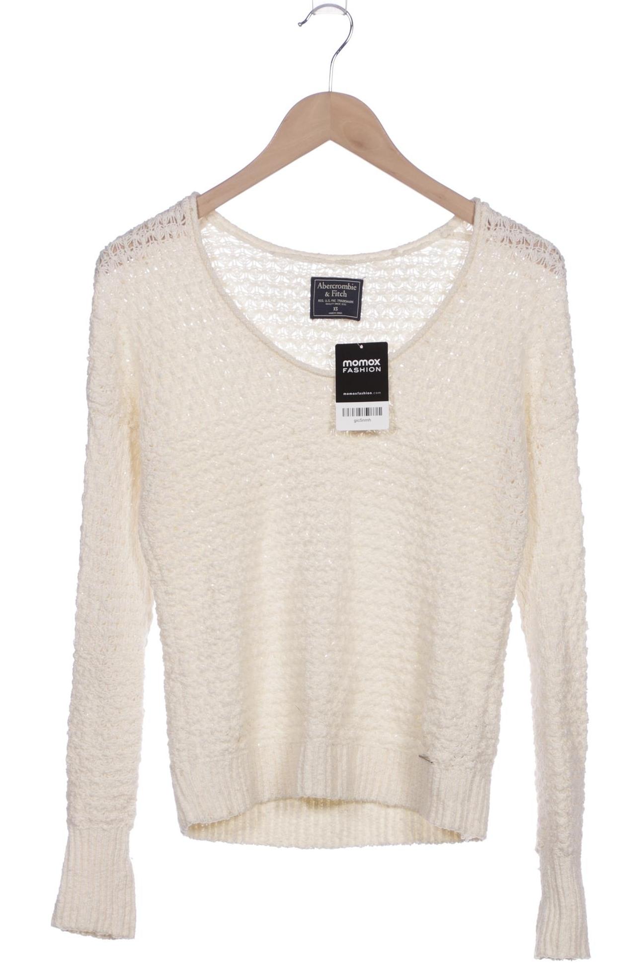 

Abercrombie & Fitch Damen Pullover, cremeweiß, Gr. 34