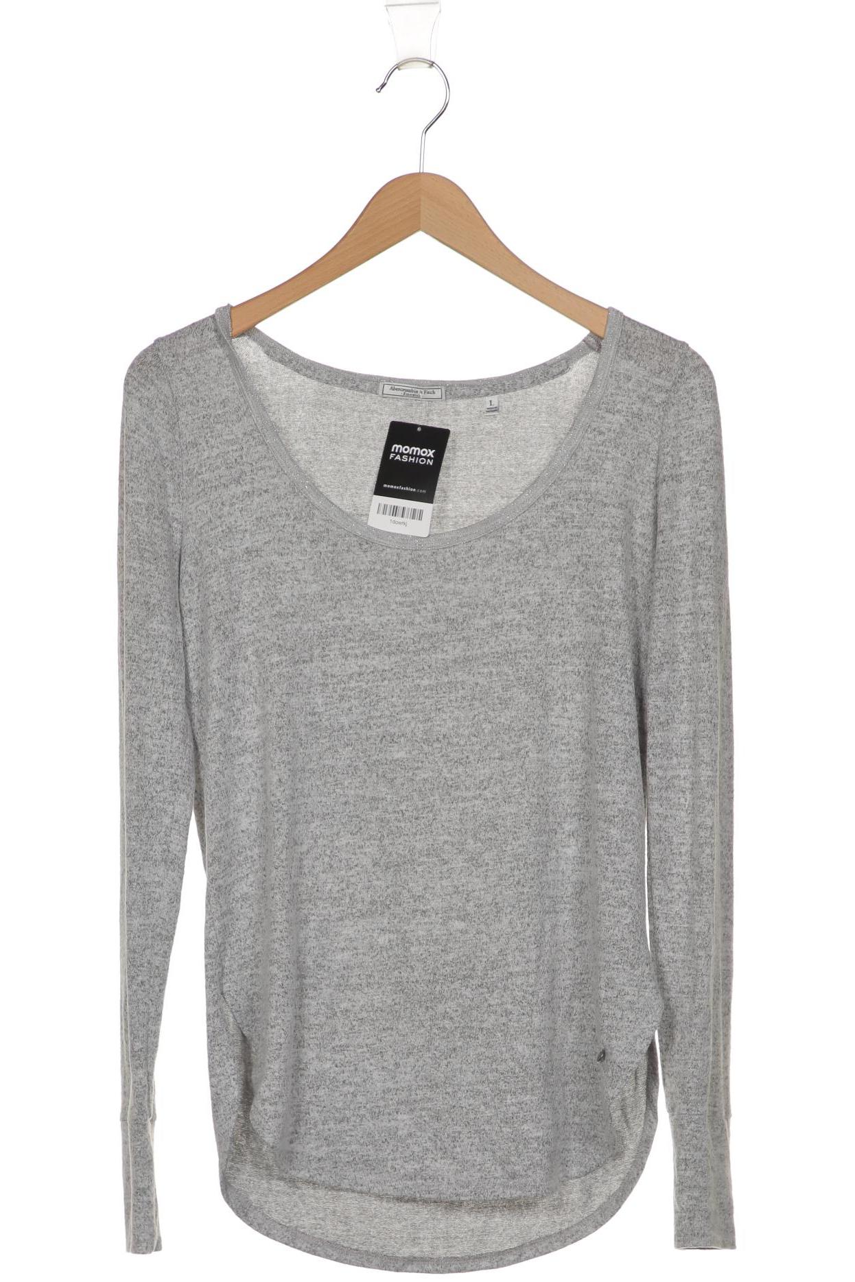 

Abercrombie & Fitch Damen Langarmshirt, grau