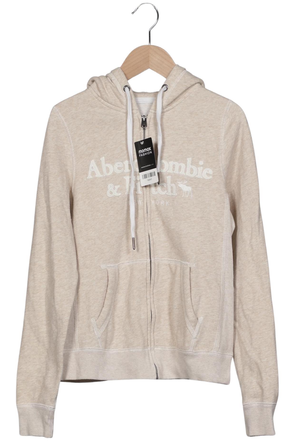 

Abercrombie & Fitch Damen Kapuzenpullover, beige, Gr. 34