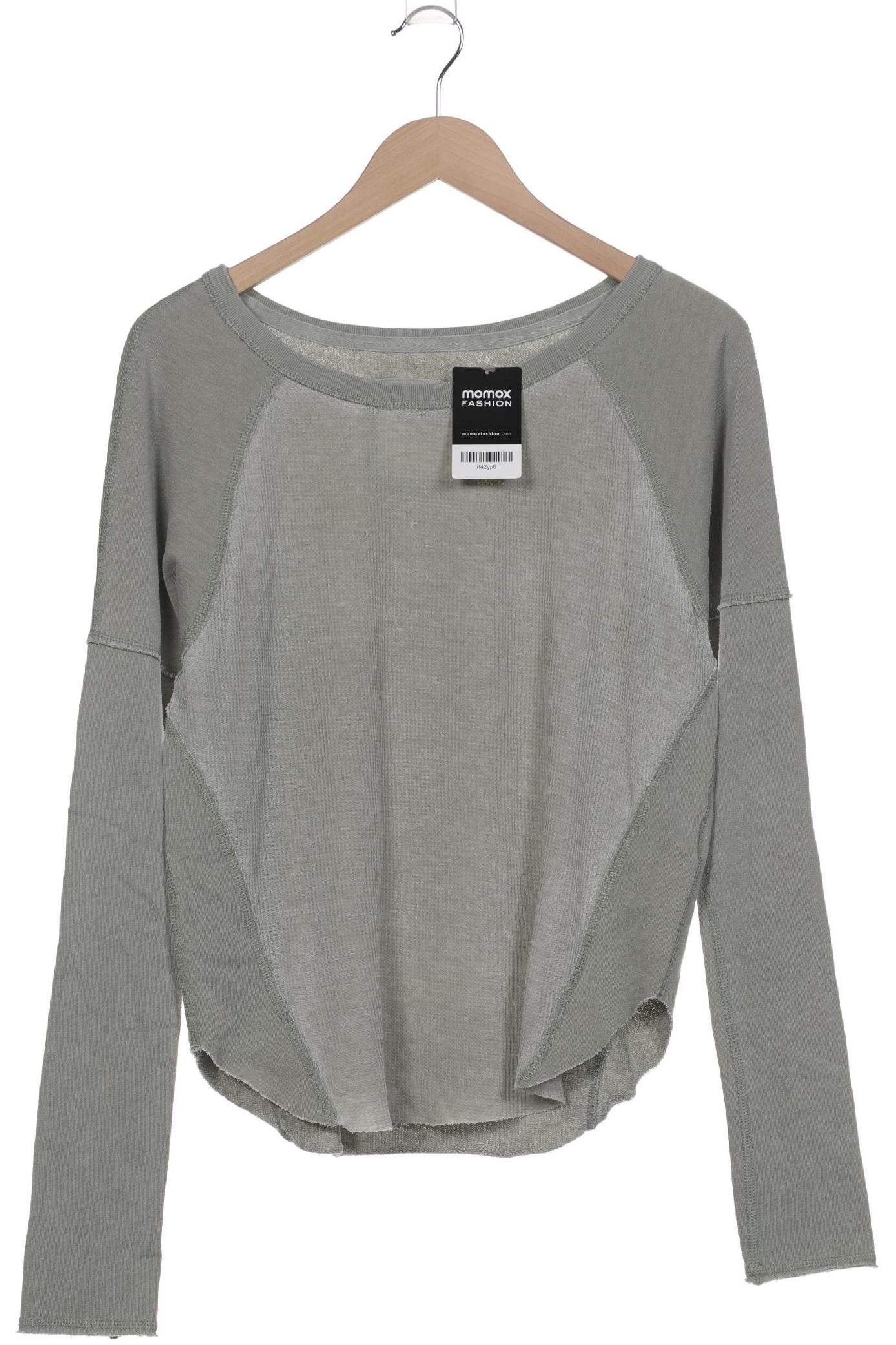

Abercrombie & Fitch Damen Langarmshirt, hellgrün, Gr. 36