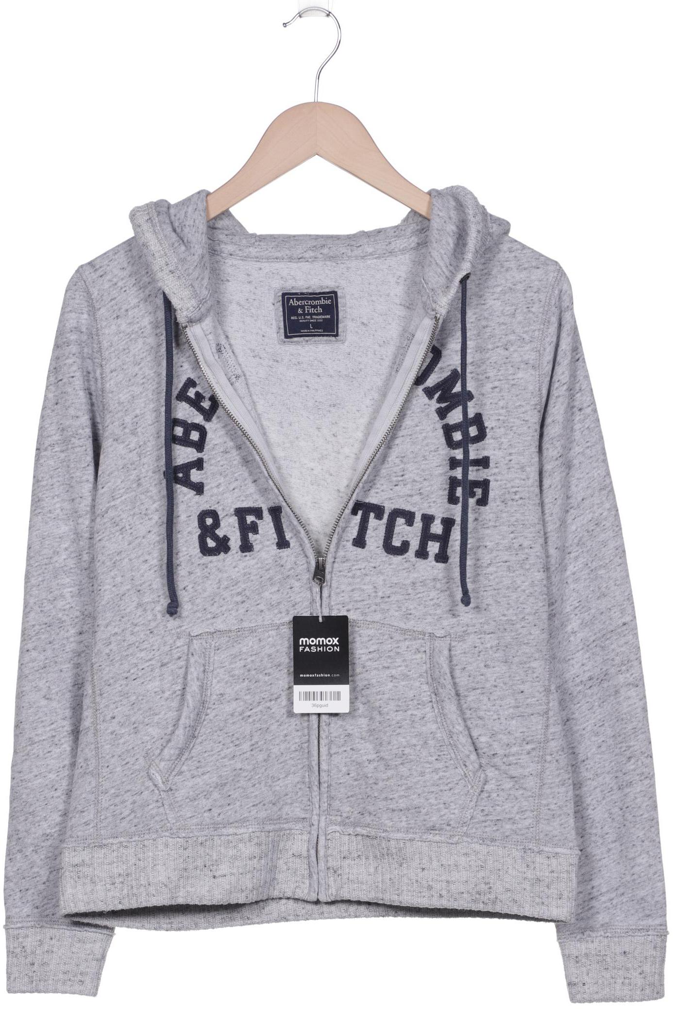 

Abercrombie & Fitch Damen Kapuzenpullover, grau