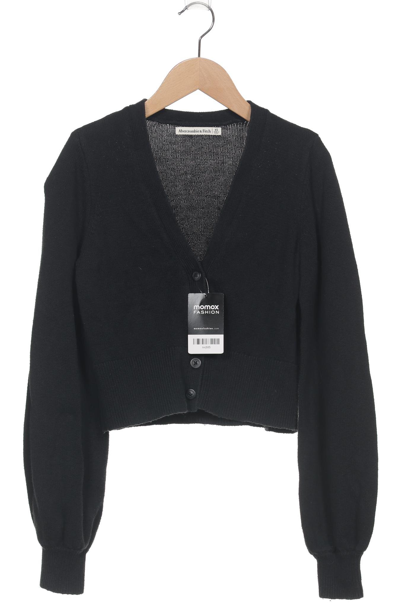 

Abercrombie & Fitch Damen Strickjacke, schwarz, Gr. 34