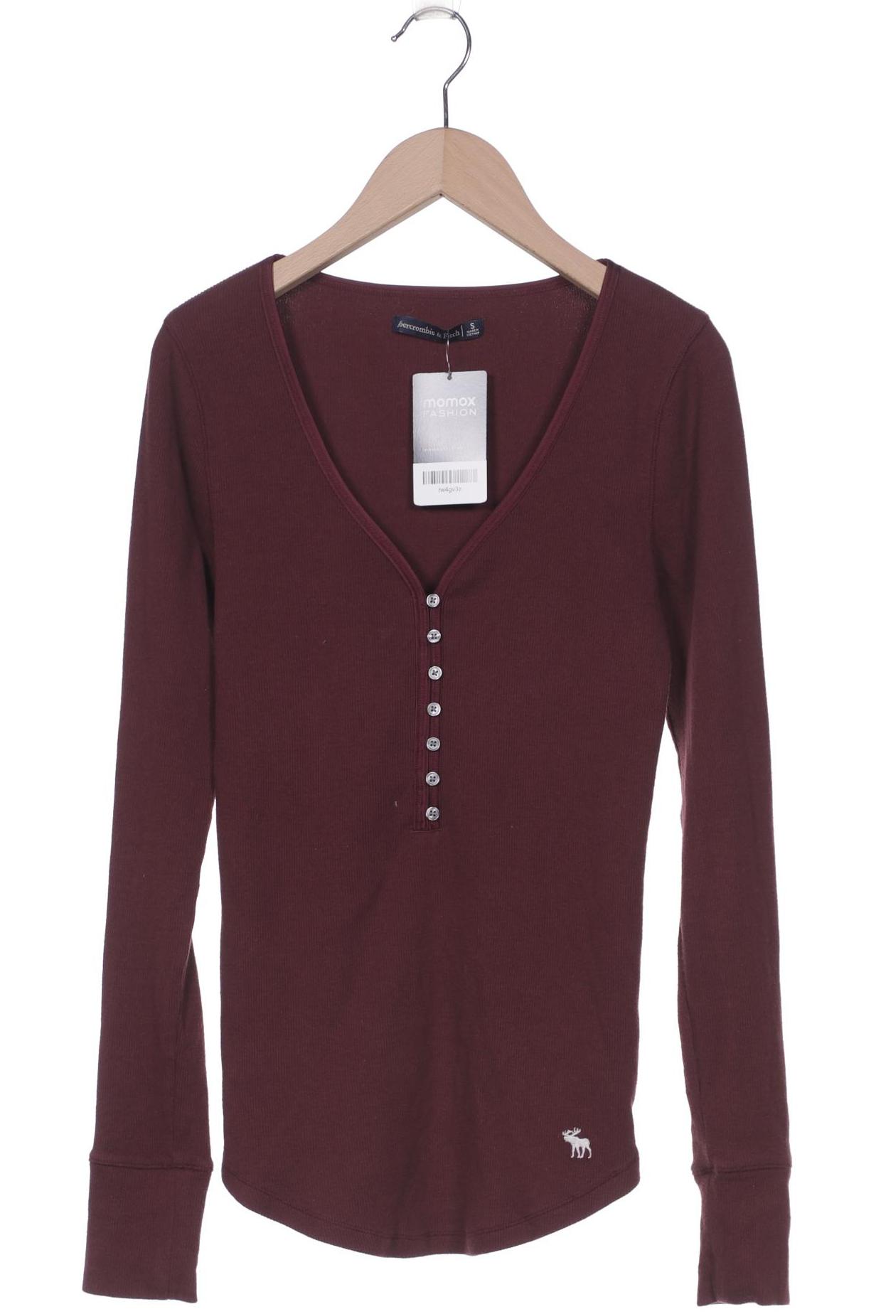 

Abercrombie & Fitch Damen Langarmshirt, bordeaux