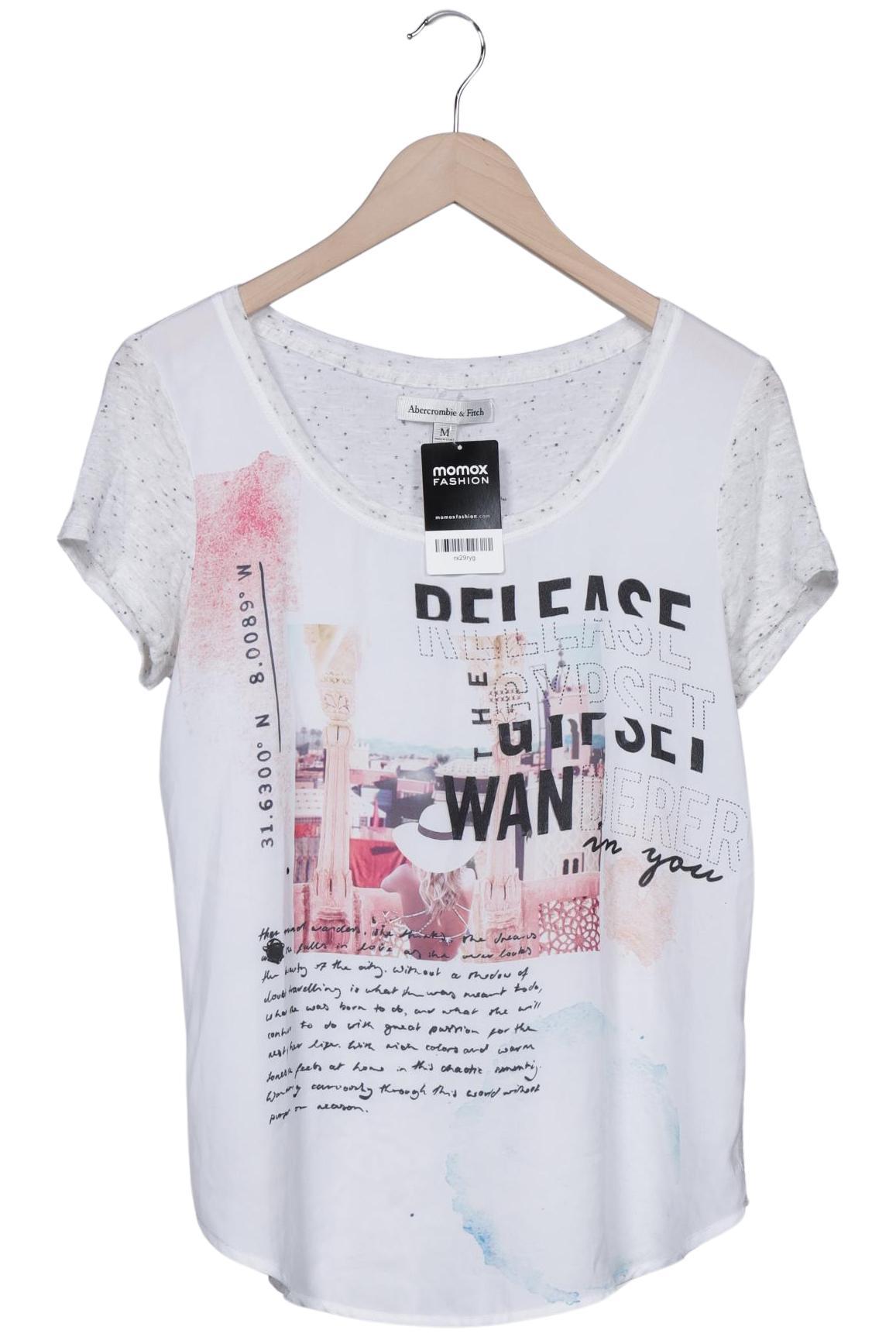 

Abercrombie & Fitch Damen T-Shirt, weiß, Gr. 38