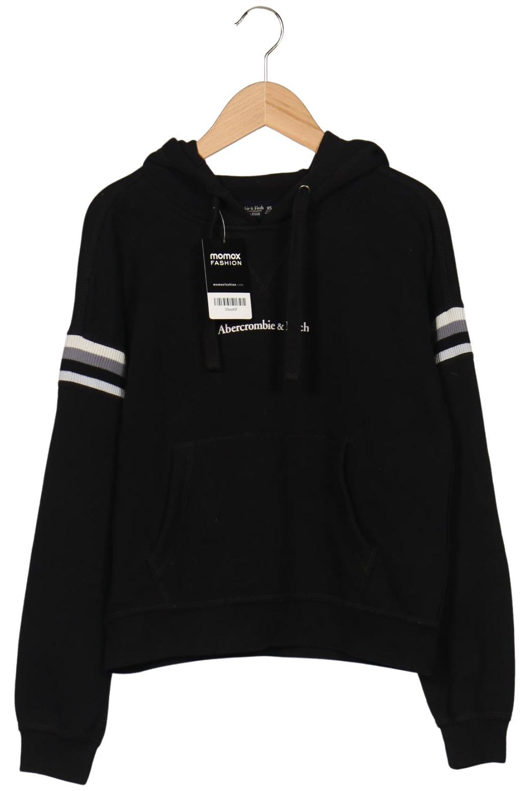 

Abercrombie & Fitch Damen Kapuzenpullover, schwarz, Gr. 34