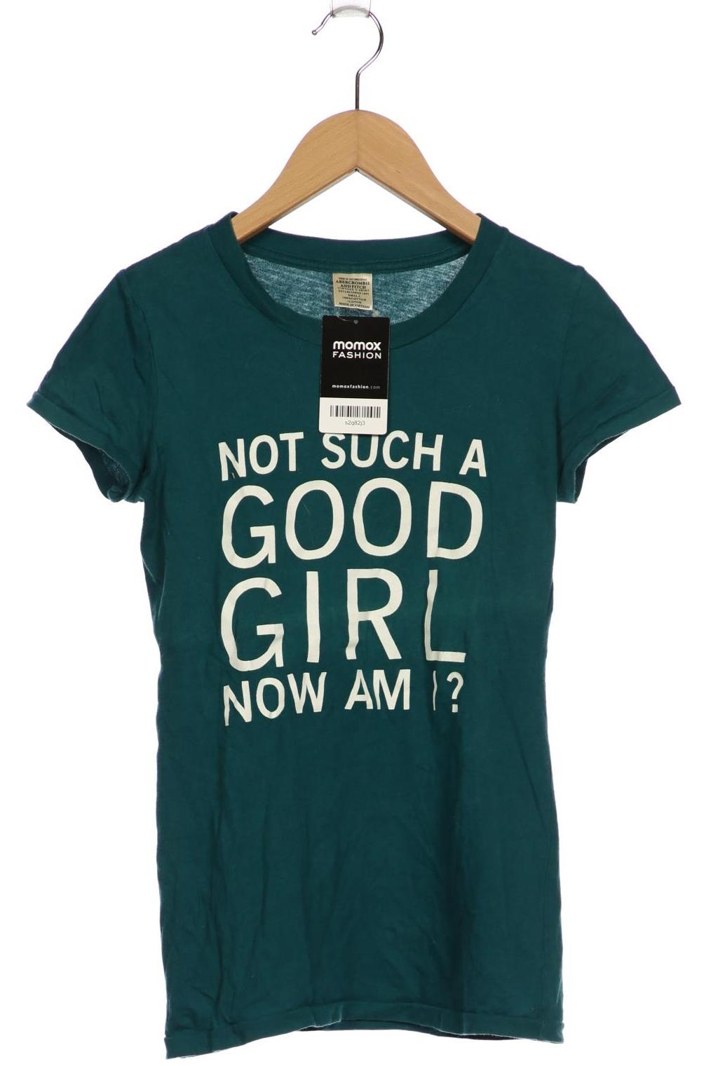 

Abercrombie & Fitch Damen T-Shirt, türkis, Gr. 36