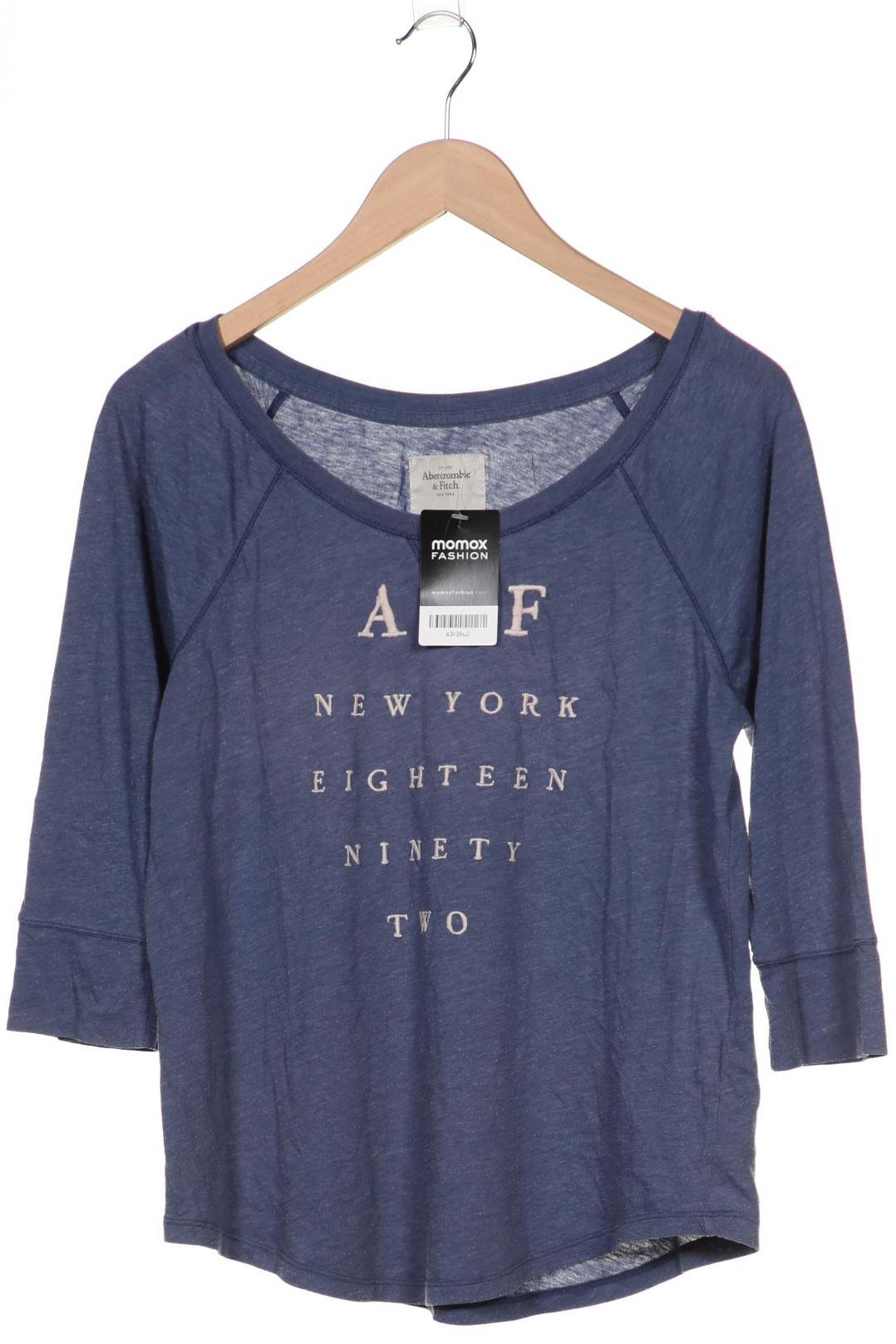 

Abercrombie & Fitch Damen Langarmshirt, blau