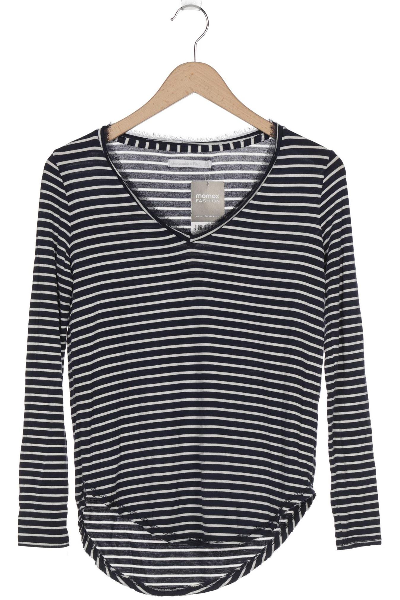 

Abercrombie & Fitch Damen Langarmshirt, marineblau, Gr. 34