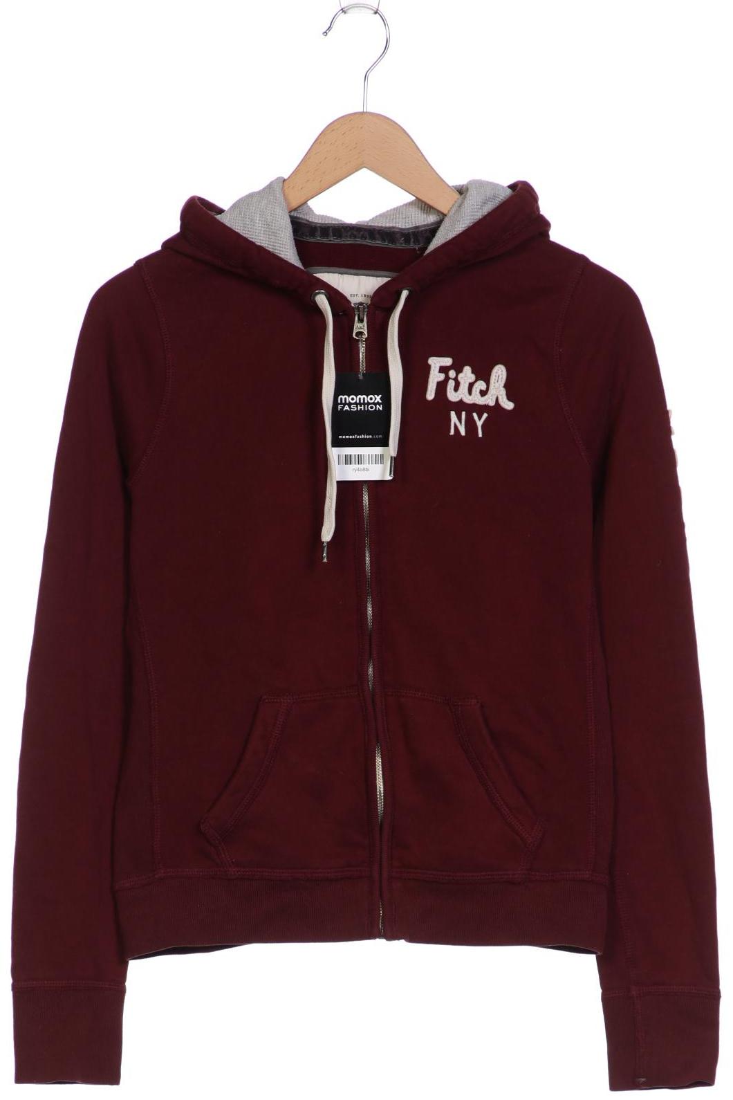 

Abercrombie & Fitch Damen Kapuzenpullover, bordeaux, Gr. 42