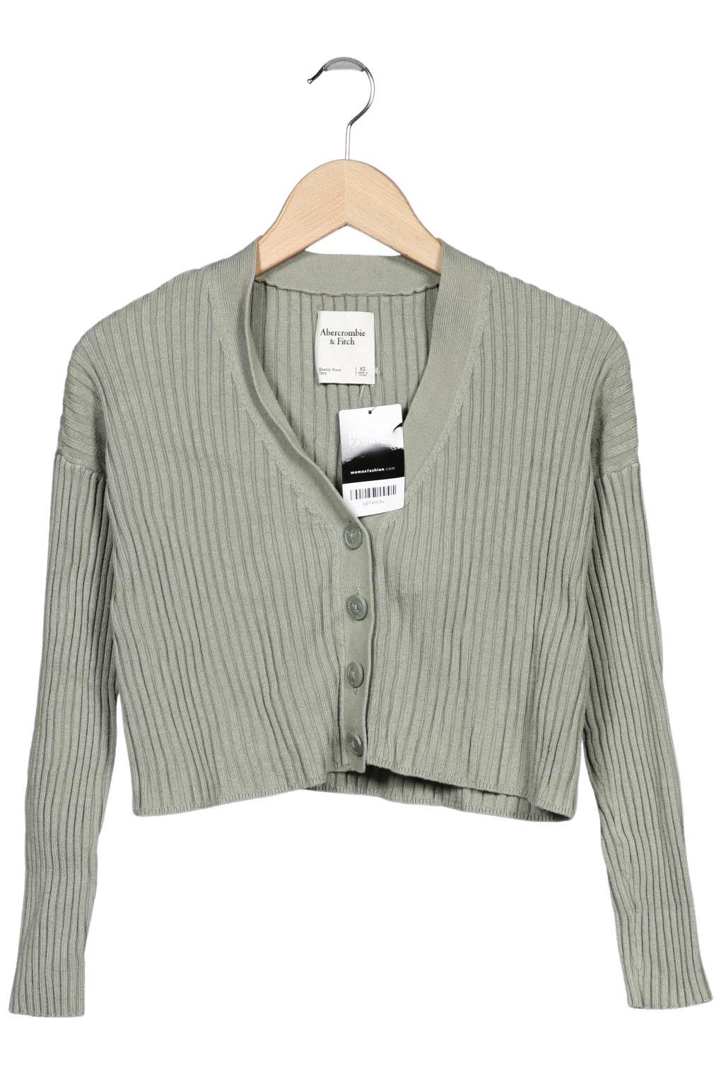 

Abercrombie & Fitch Damen Strickjacke, hellgrün, Gr. 34