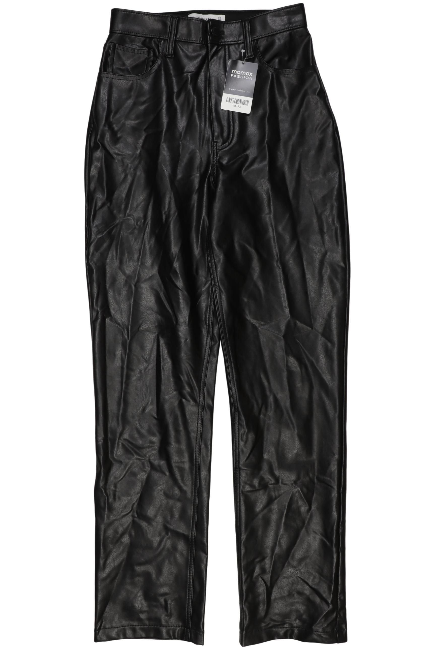 

Abercrombie & Fitch Damen Stoffhose, schwarz, Gr. 26