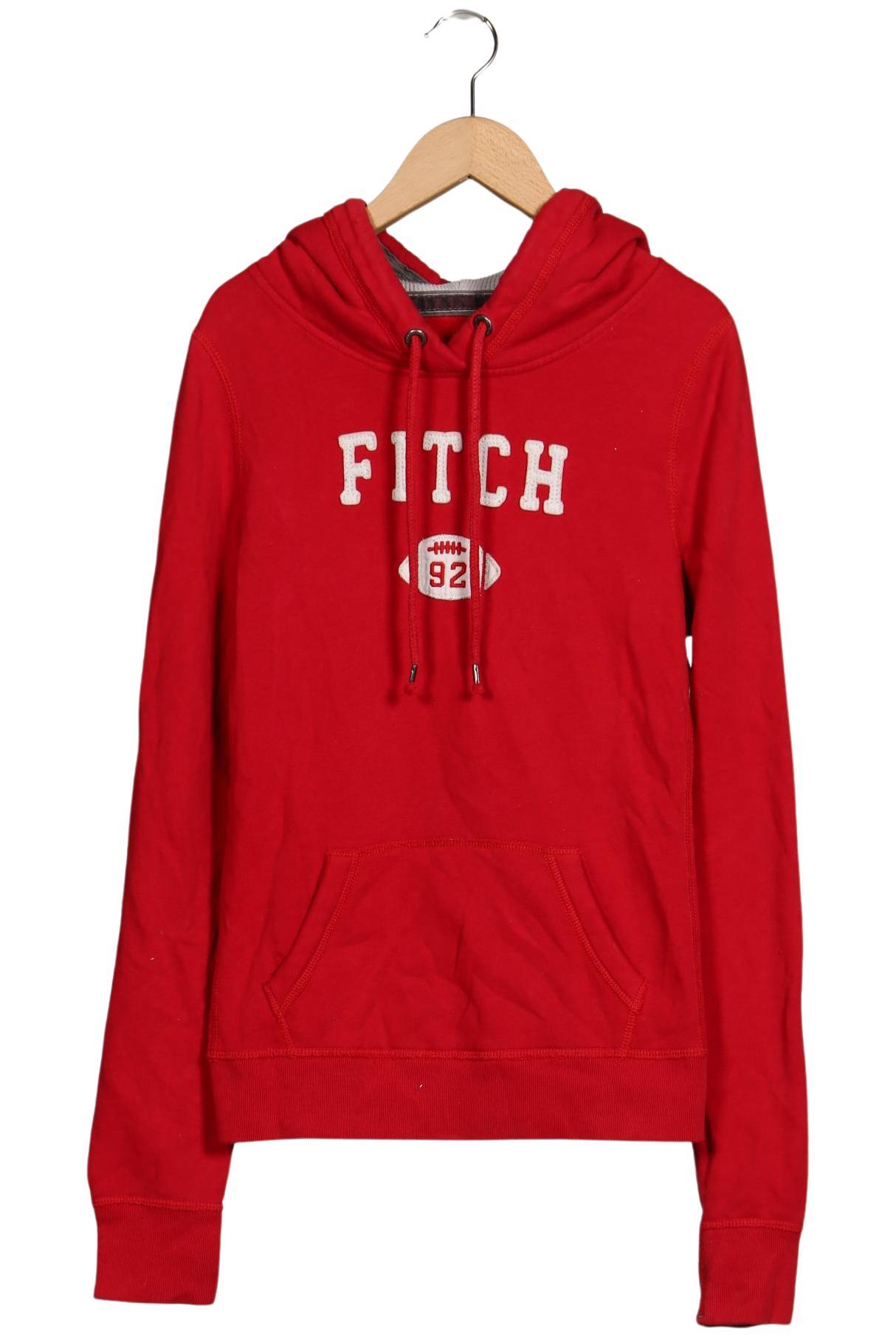 

Abercrombie & Fitch Damen Kapuzenpullover, rot, Gr. 38