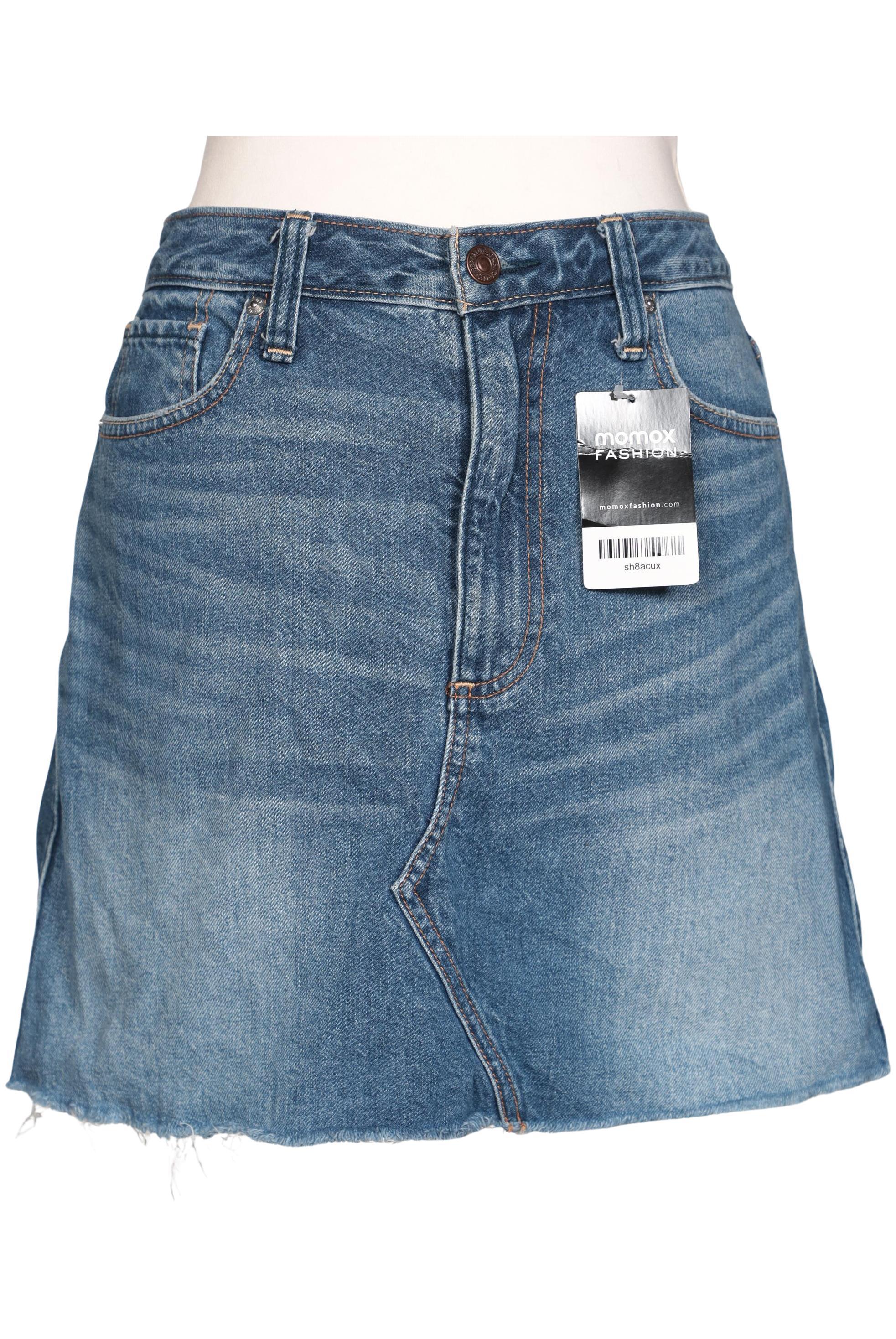 

Abercrombie & Fitch Damen Rock, blau, Gr. 28