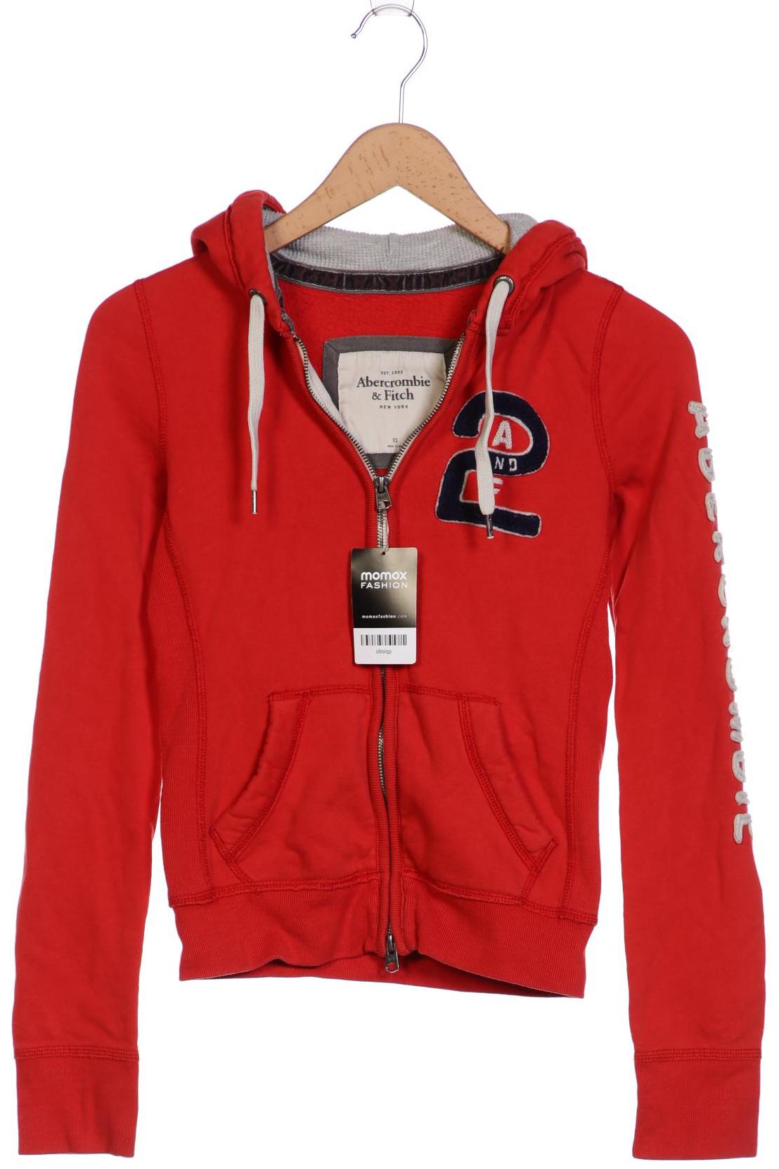 

Abercrombie & Fitch Damen Kapuzenpullover, rot