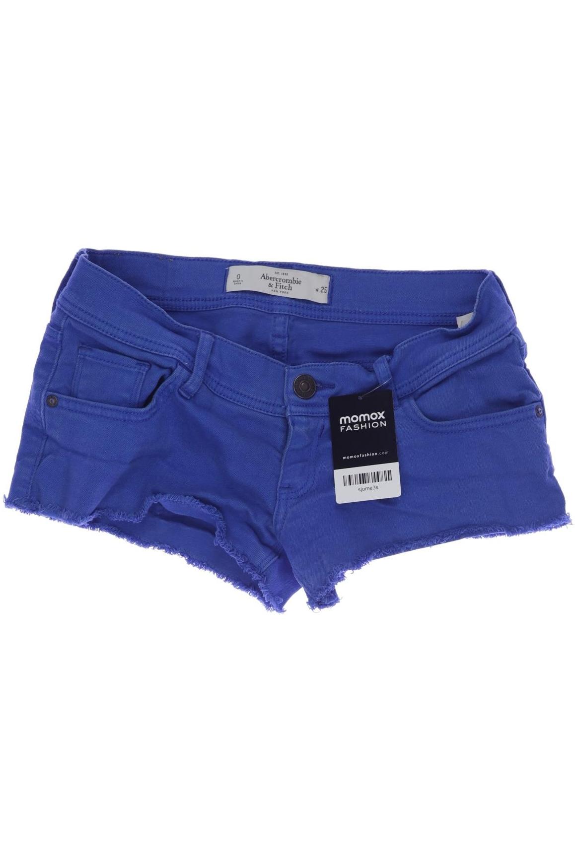 

Abercrombie & Fitch Damen Shorts, blau, Gr. 25