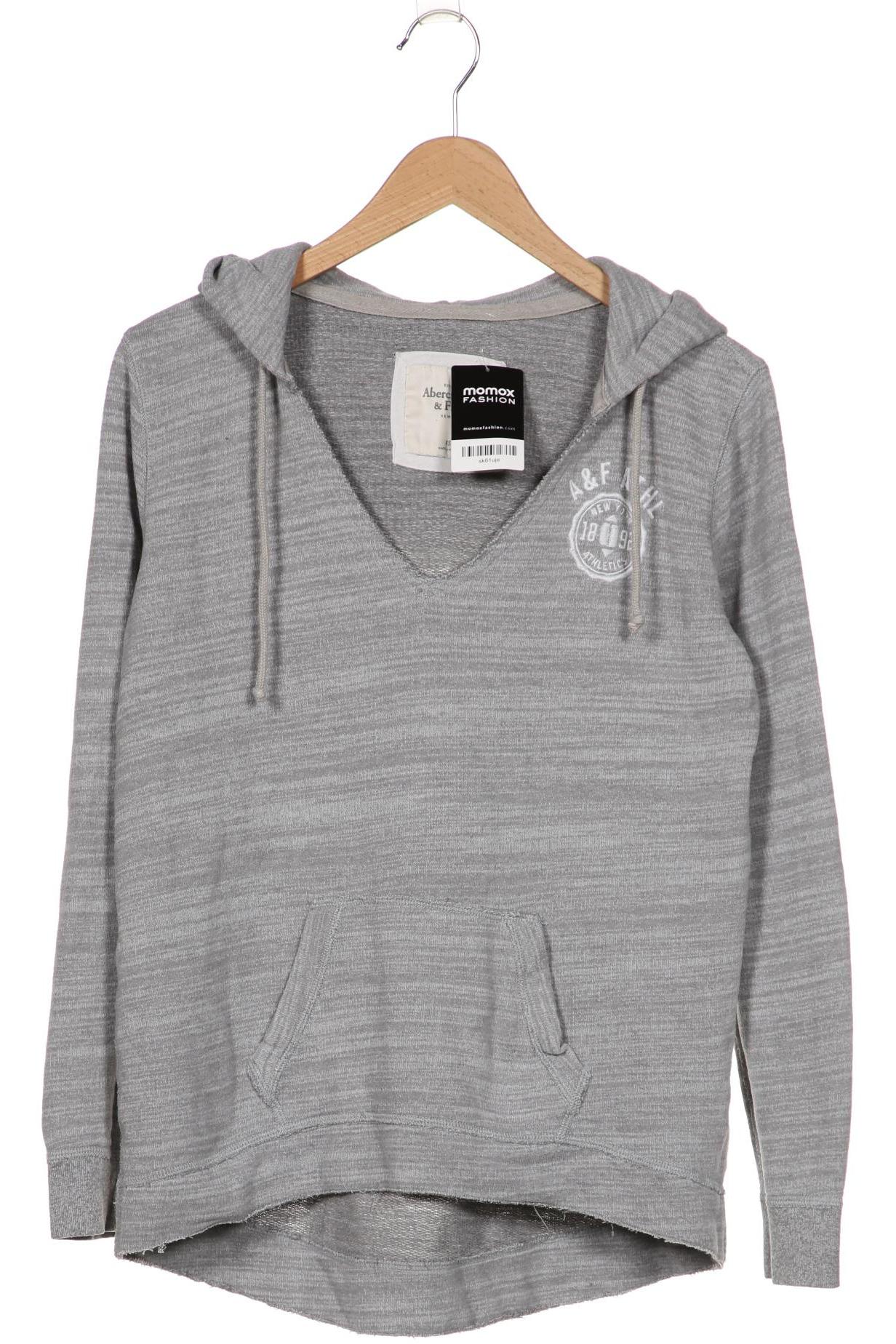 

Abercrombie & Fitch Damen Kapuzenpullover, grau