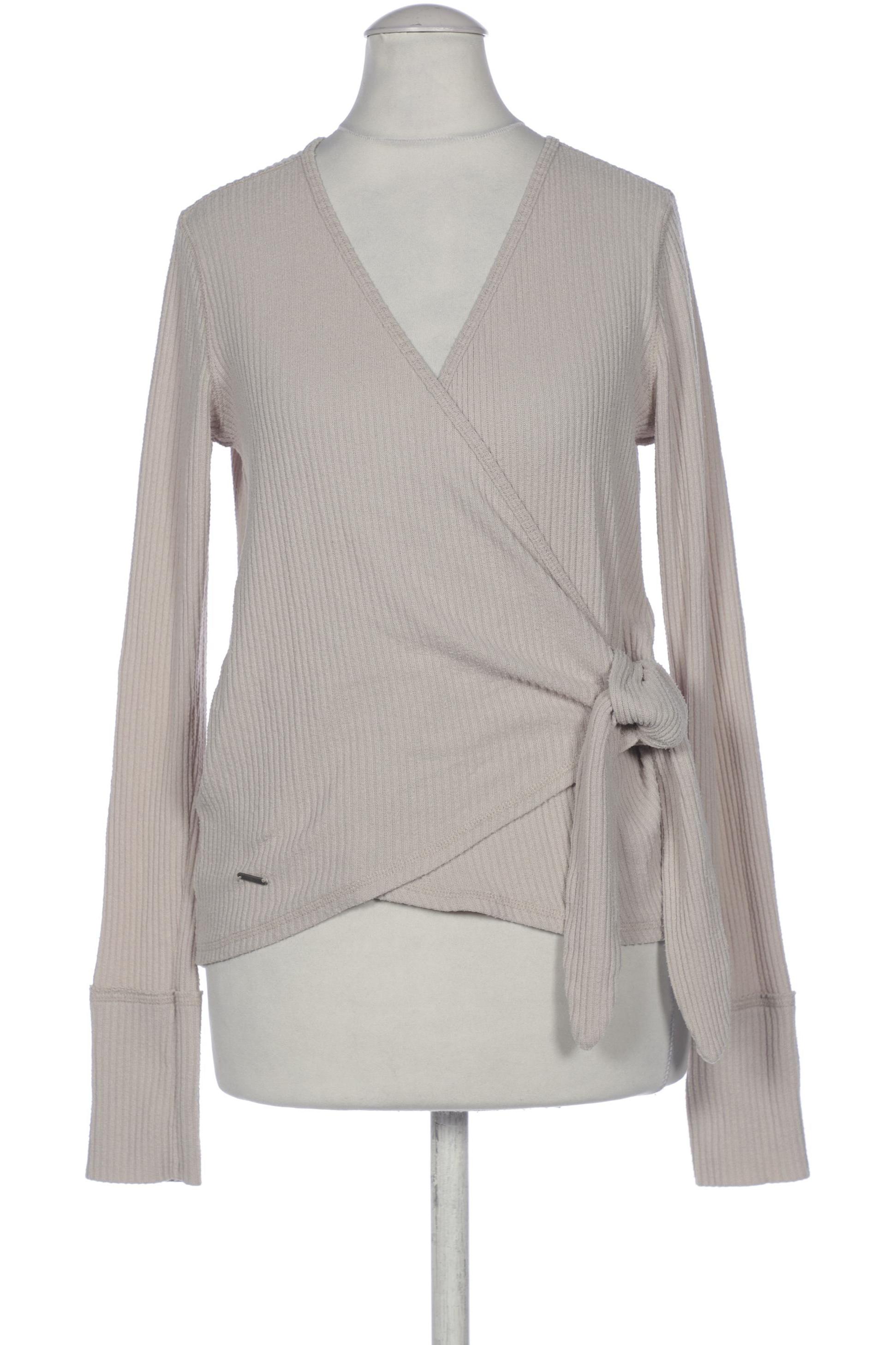 

Abercrombie & Fitch Damen Langarmshirt, beige, Gr. 36