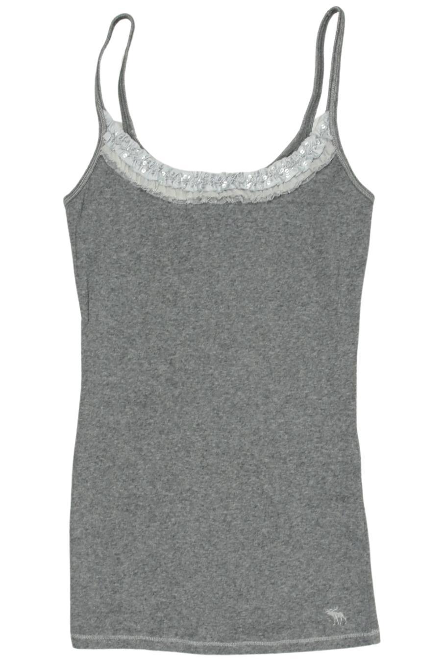 

Abercrombie & Fitch Damen Top, grau, Gr. 38