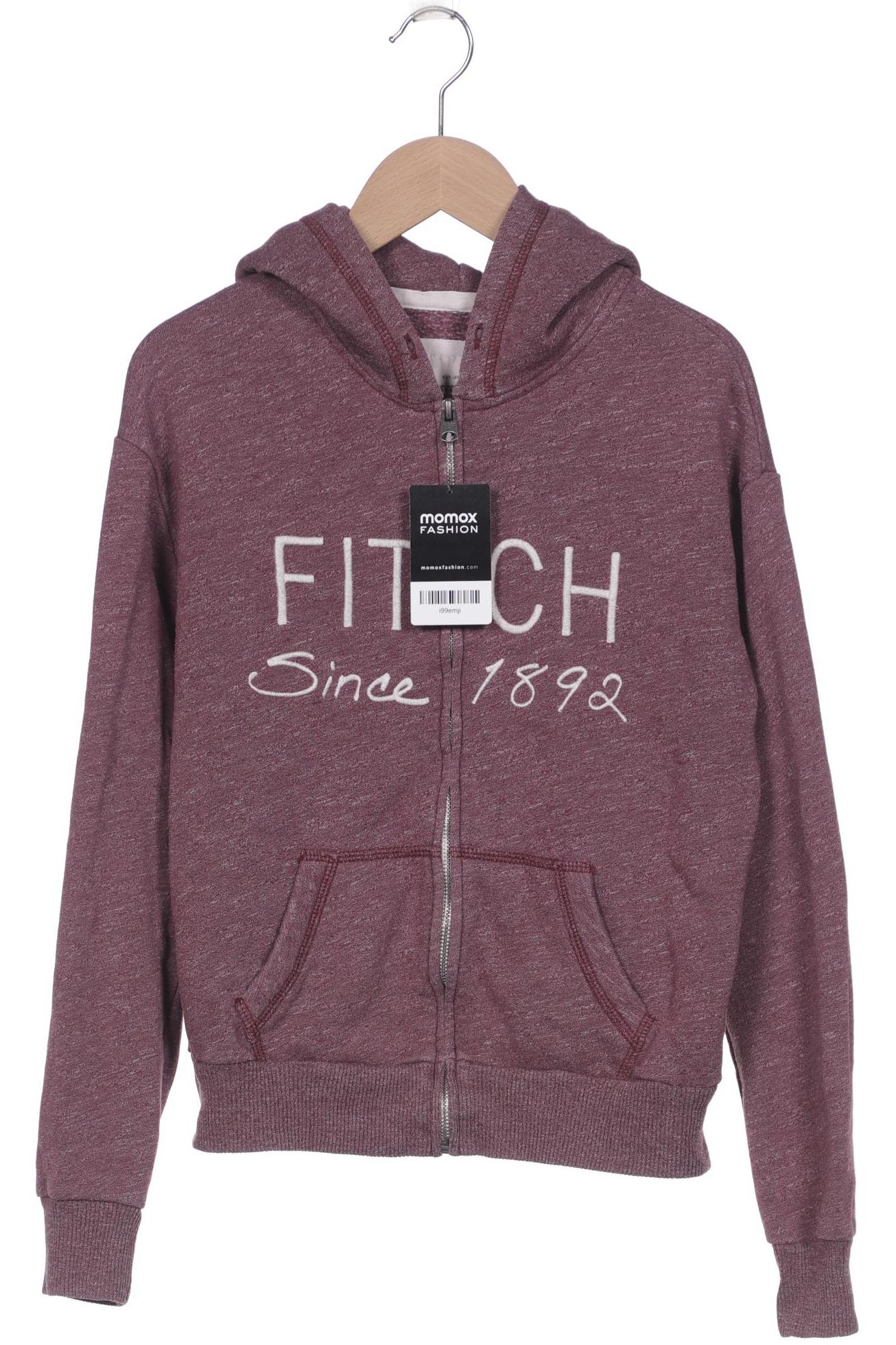 

Abercrombie & Fitch Damen Kapuzenpullover, bordeaux, Gr. 34