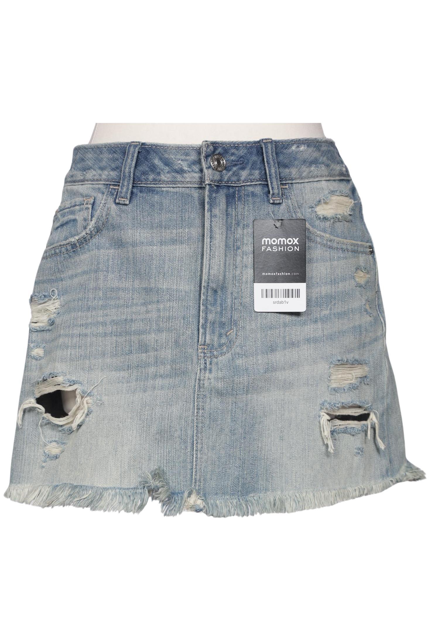 

Abercrombie & Fitch Damen Rock, hellblau, Gr. 2