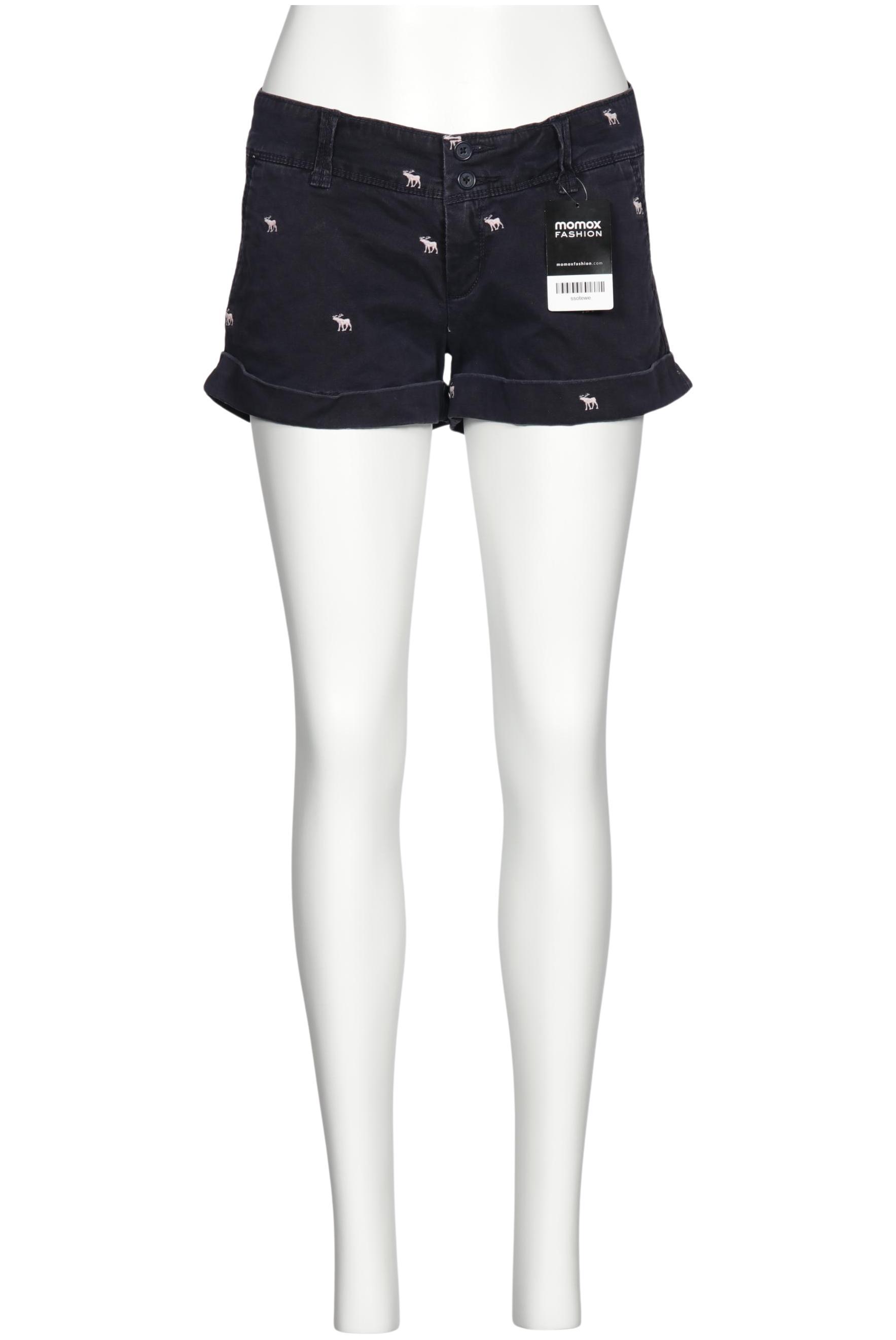 

Abercrombie & Fitch Damen Shorts, marineblau, Gr. 4